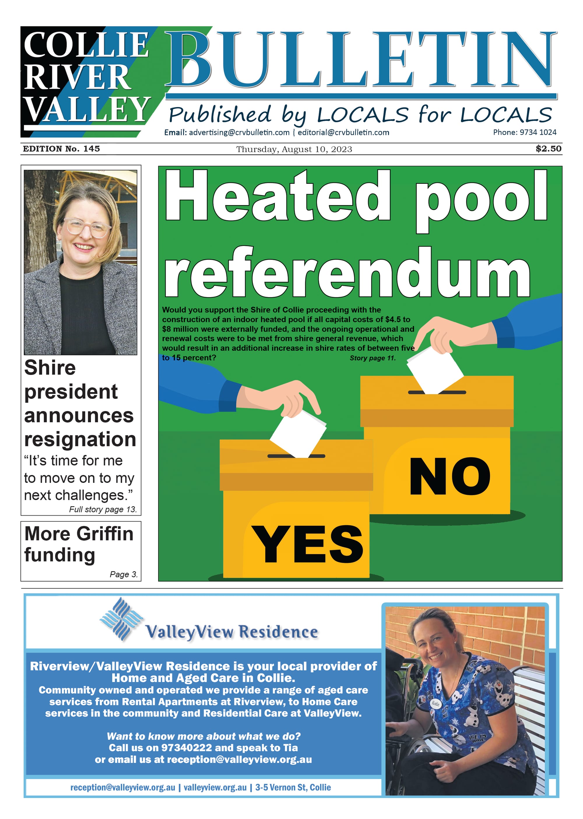 Collie River Valley Bulletin, August 10, 2023
