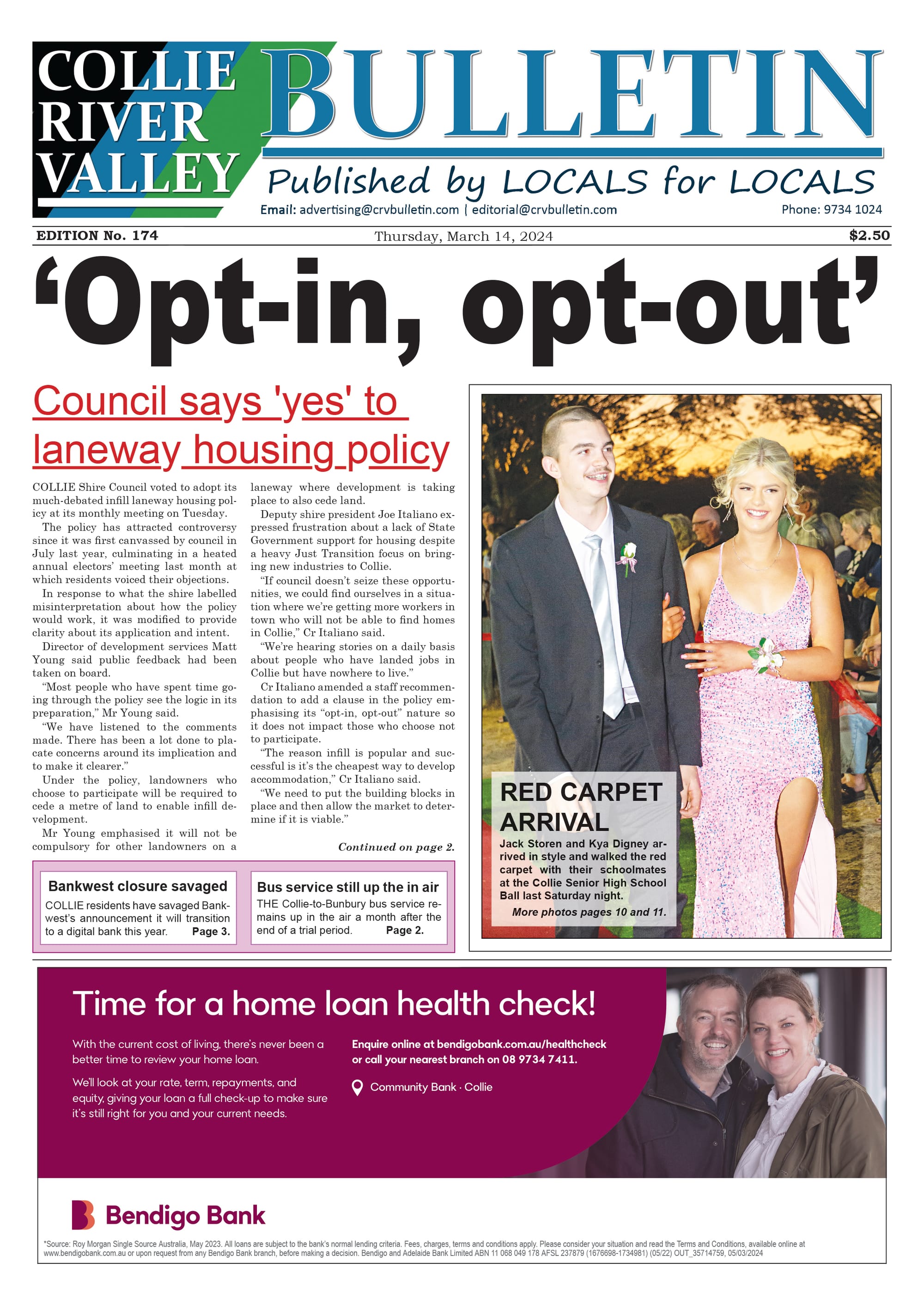 Collie River Valley Bulletin, March 14, 2024