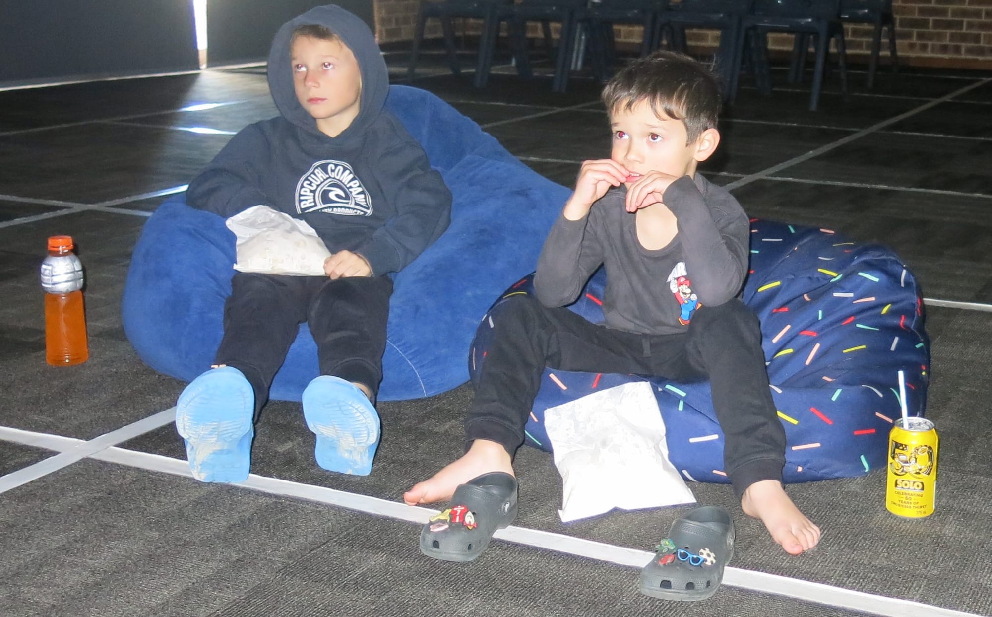 Movie time at the centre