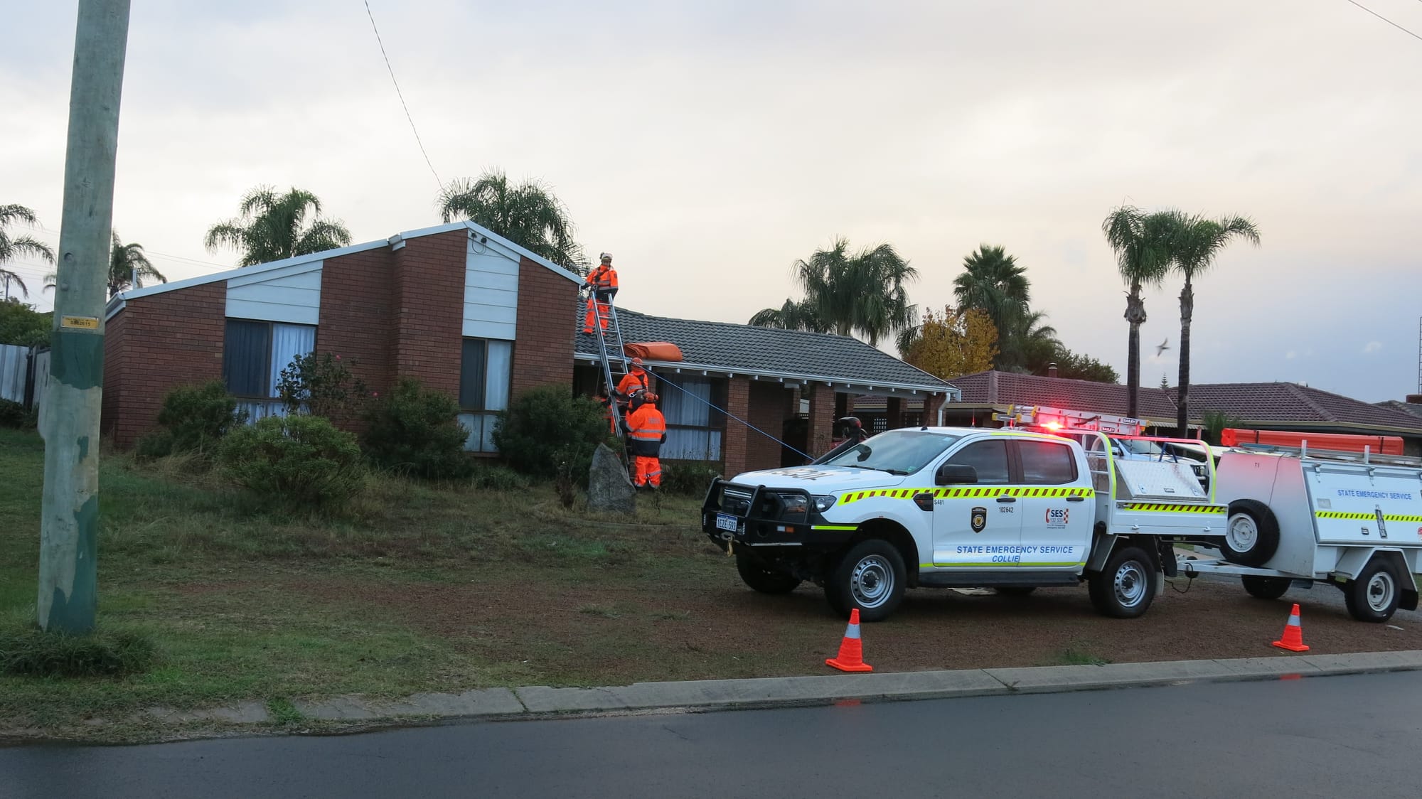 Winter arrives in wet blast