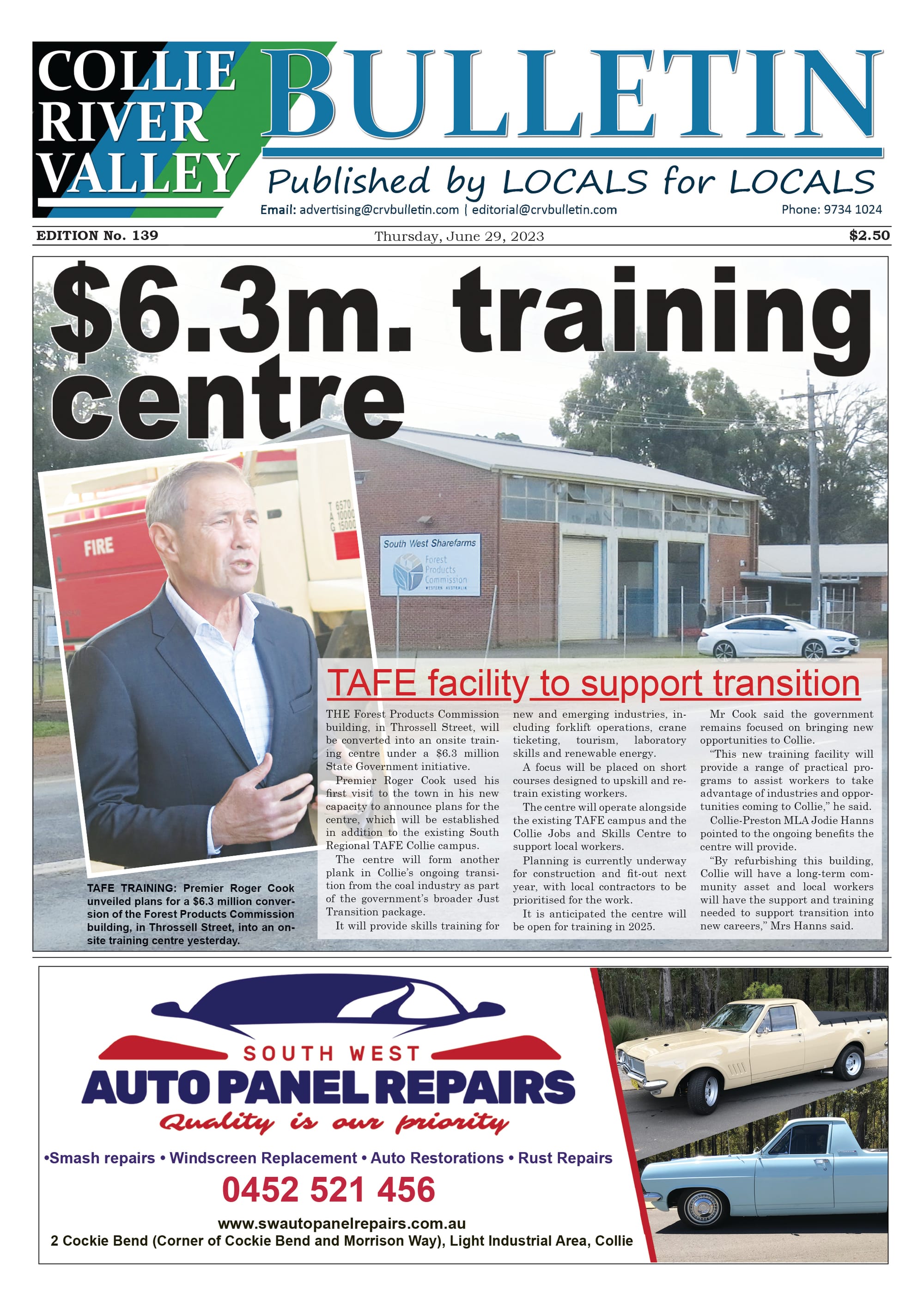 Collie River Valley Bulletin, June 29, 2023