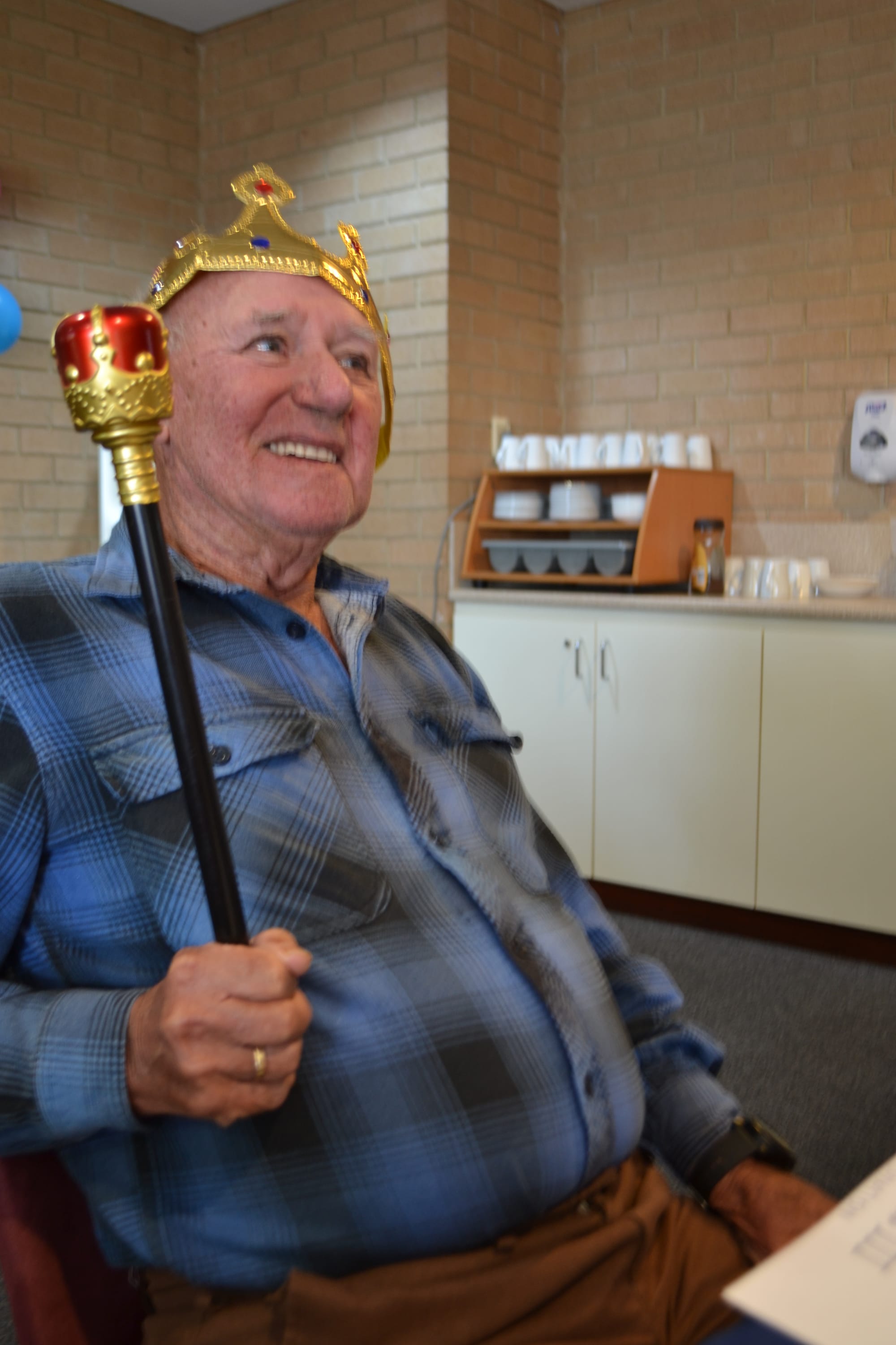 Seniors toast the King