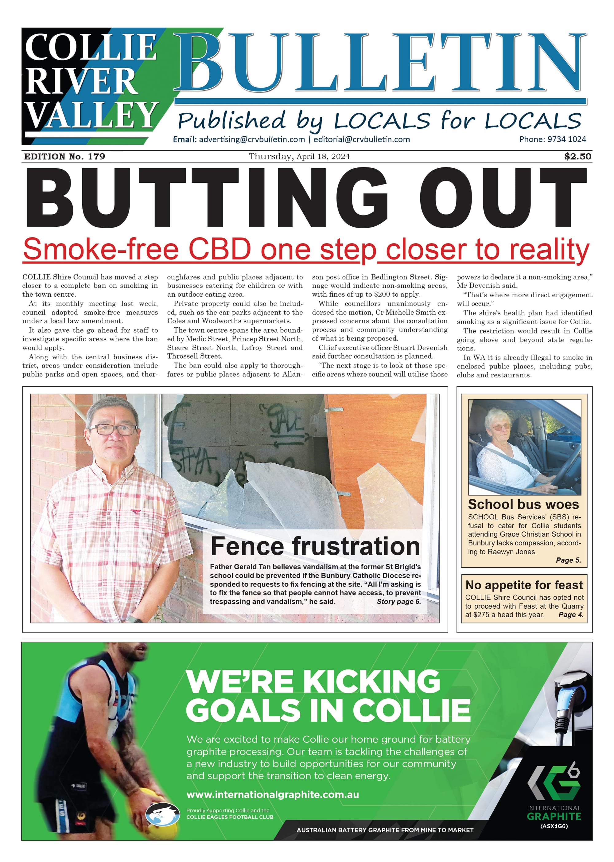 Collie River Valley Bulletin, April 18, 2024