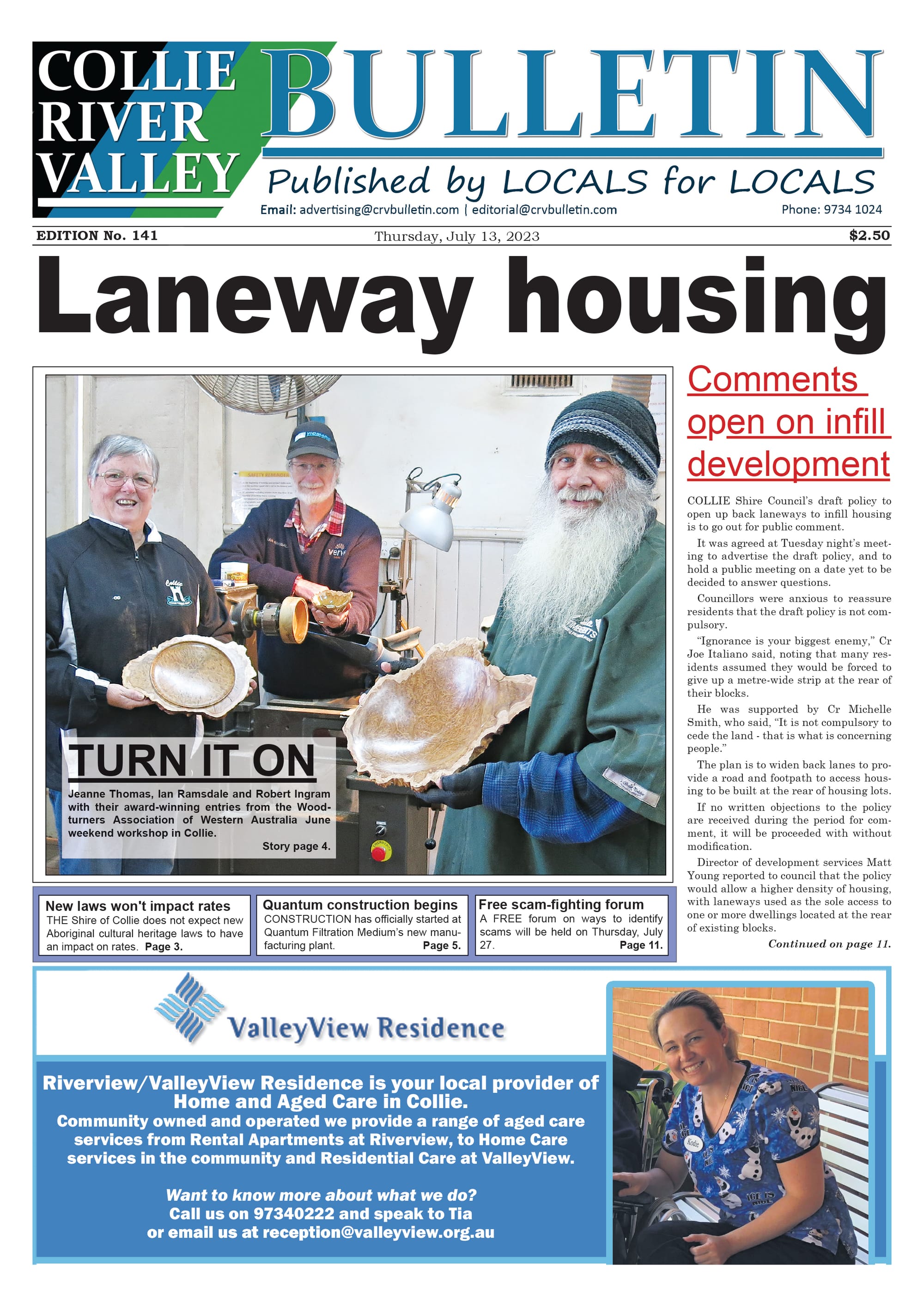 Collie River Valley Bulletin, July 13, 2023