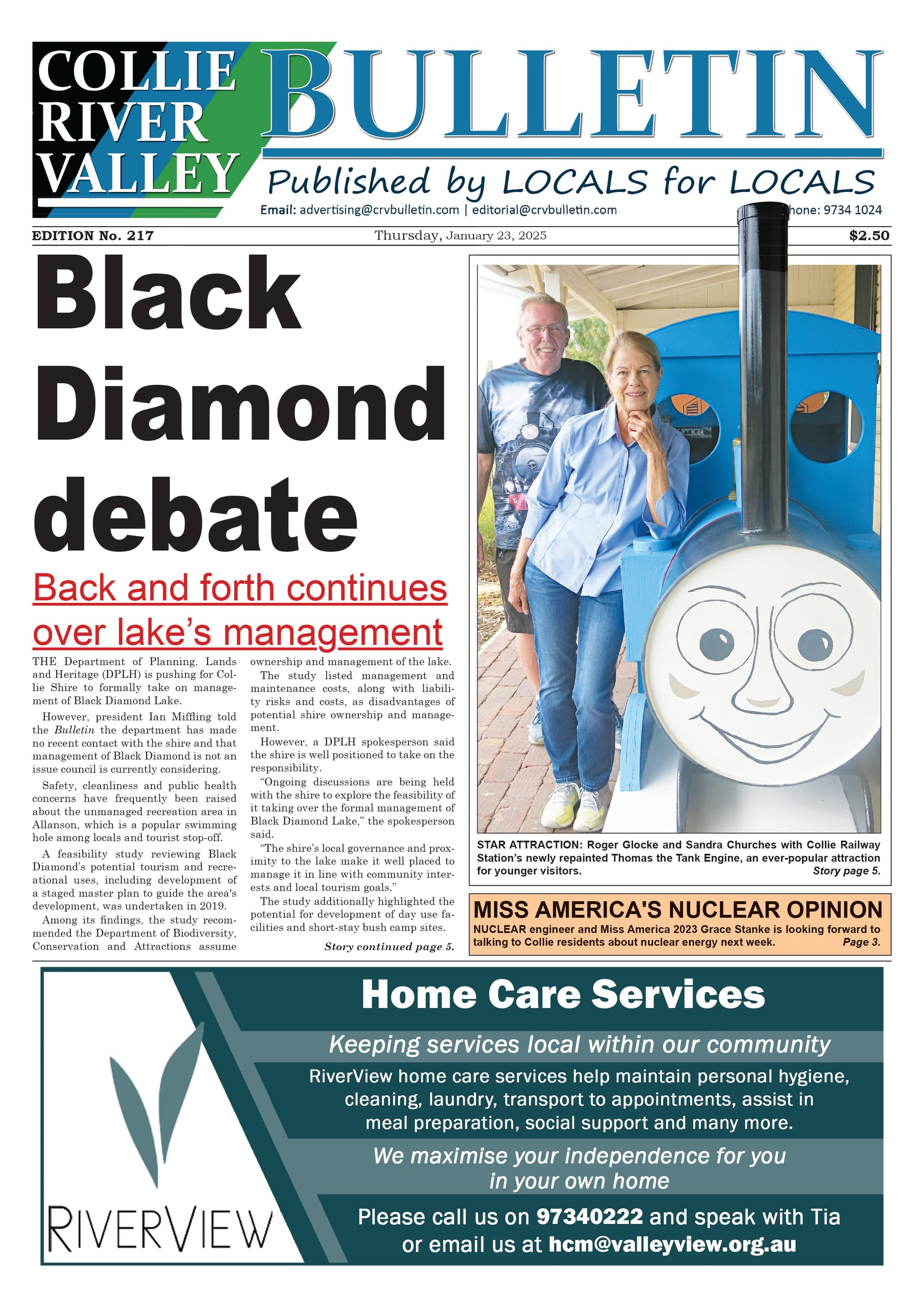 Collie River Valley Bulletin, January 23, 2025