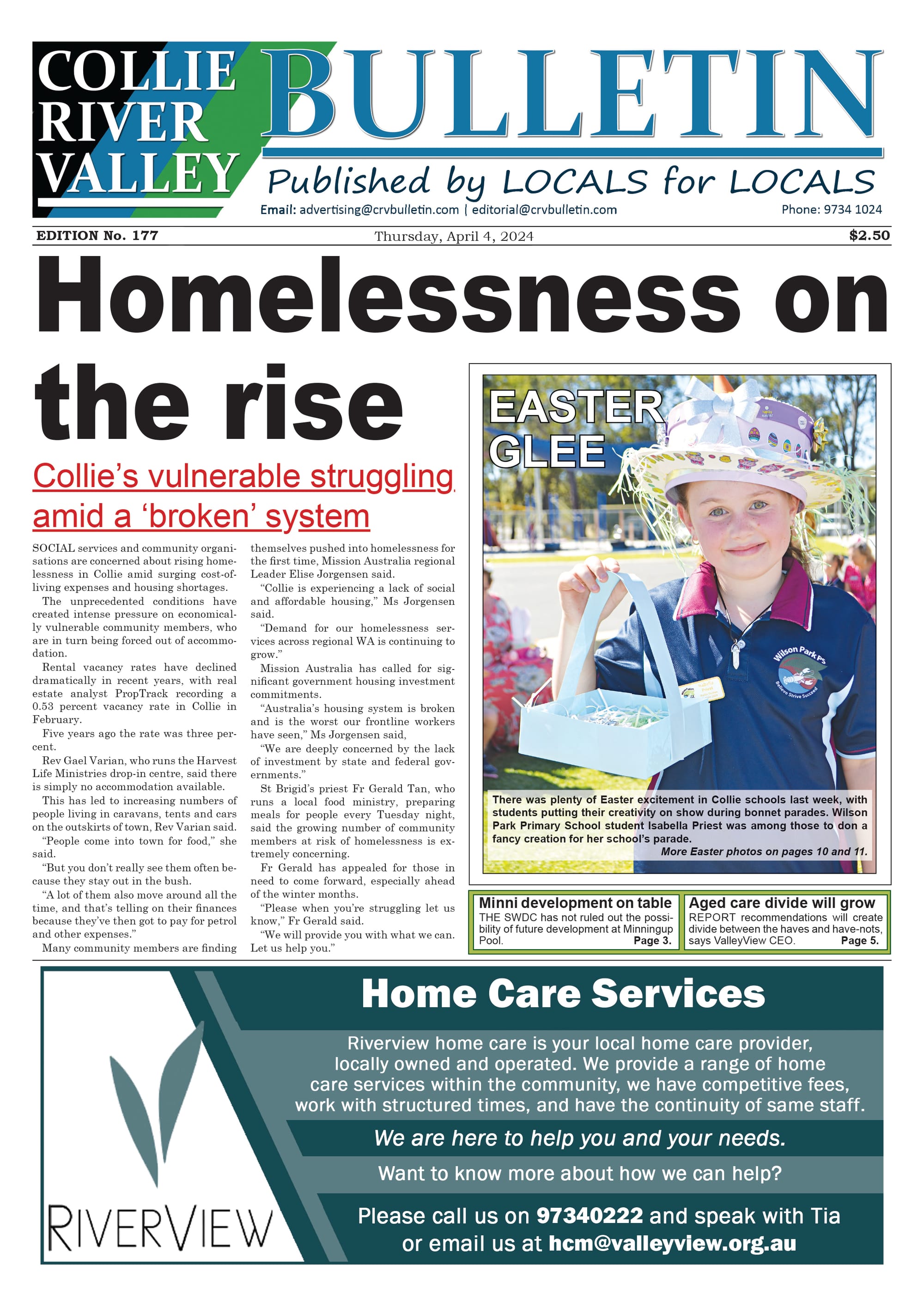 Collie River Valley Bulletin, April 4, 2024