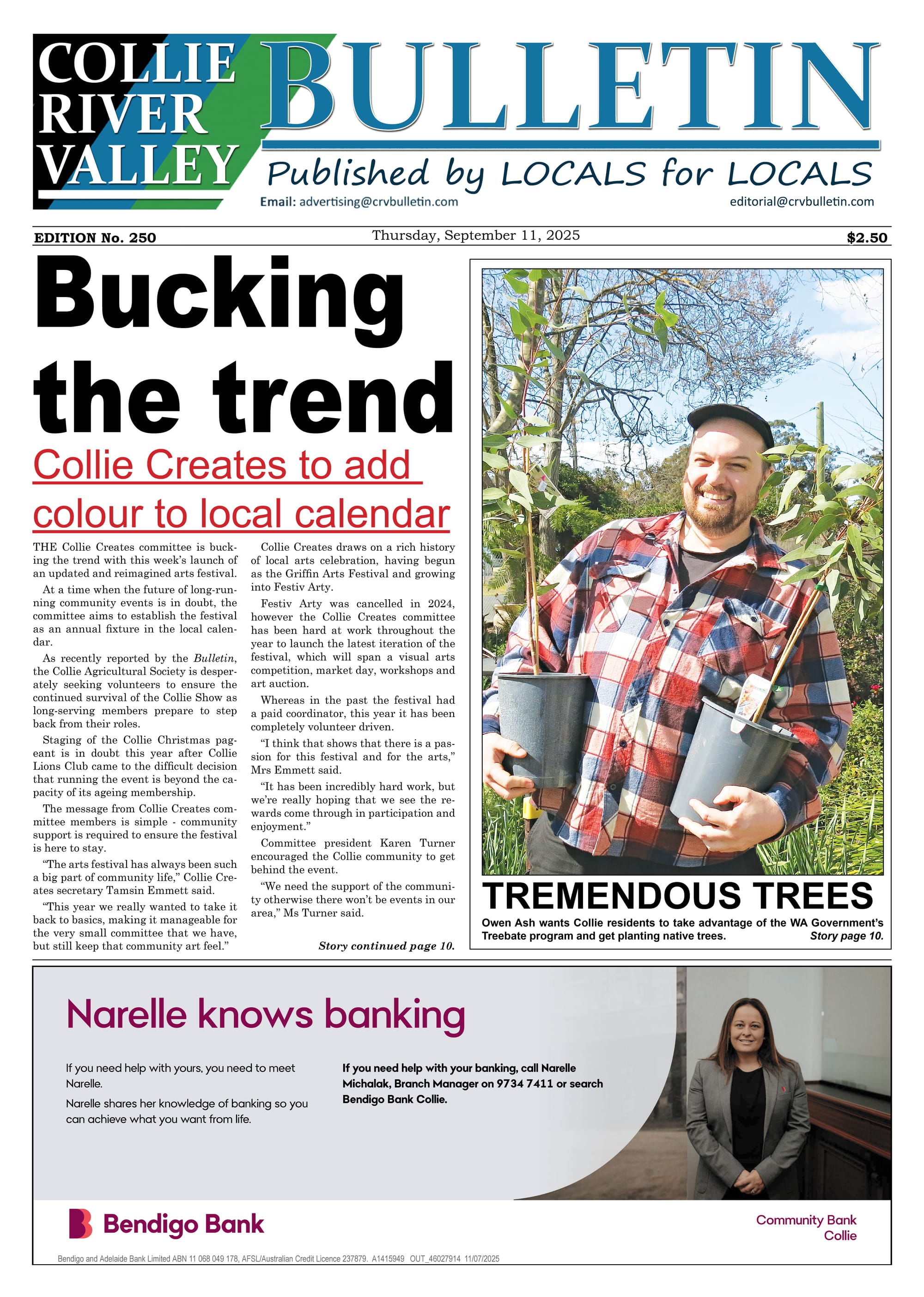 Collie River Valley Bulletin, September 11, 2025
