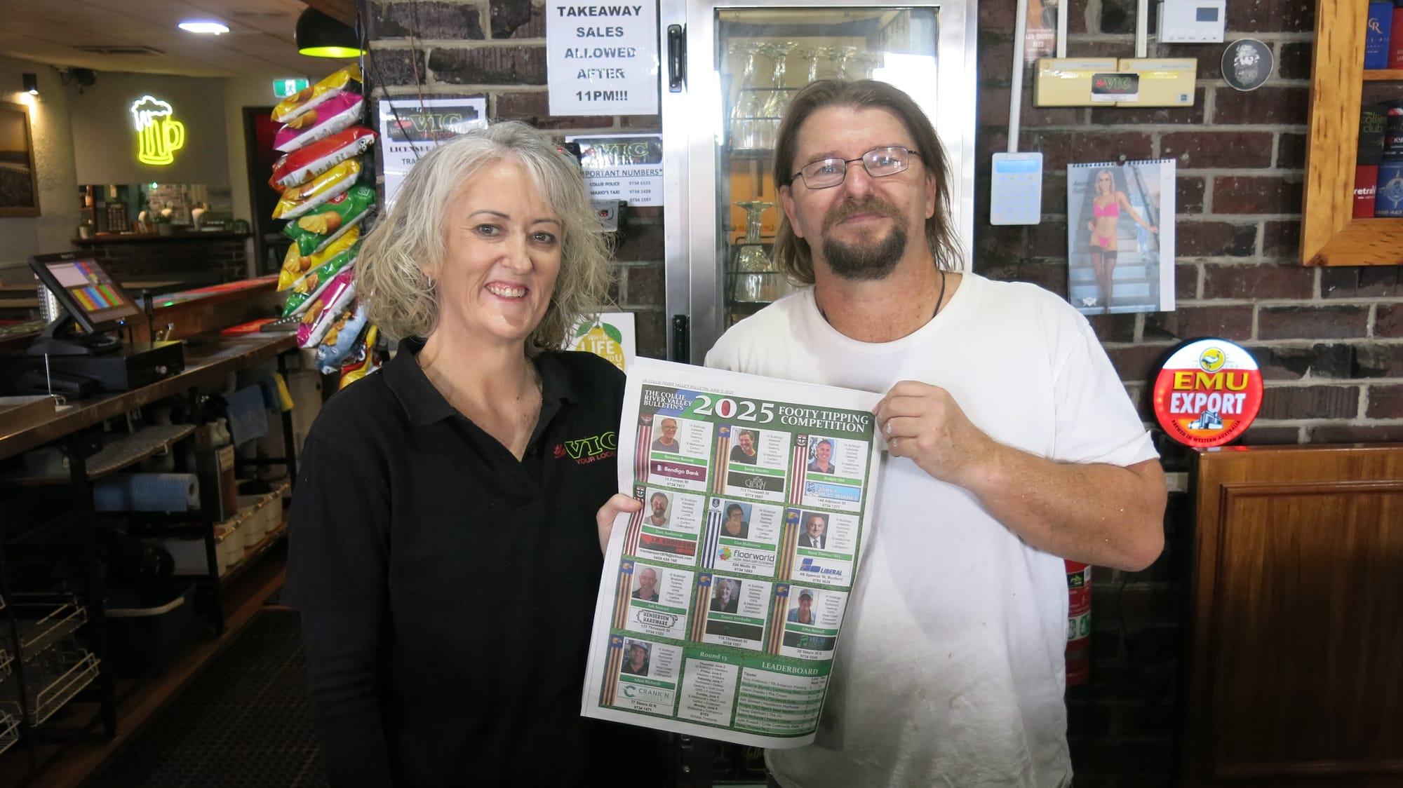 Troy top of the ladder in tipping competition