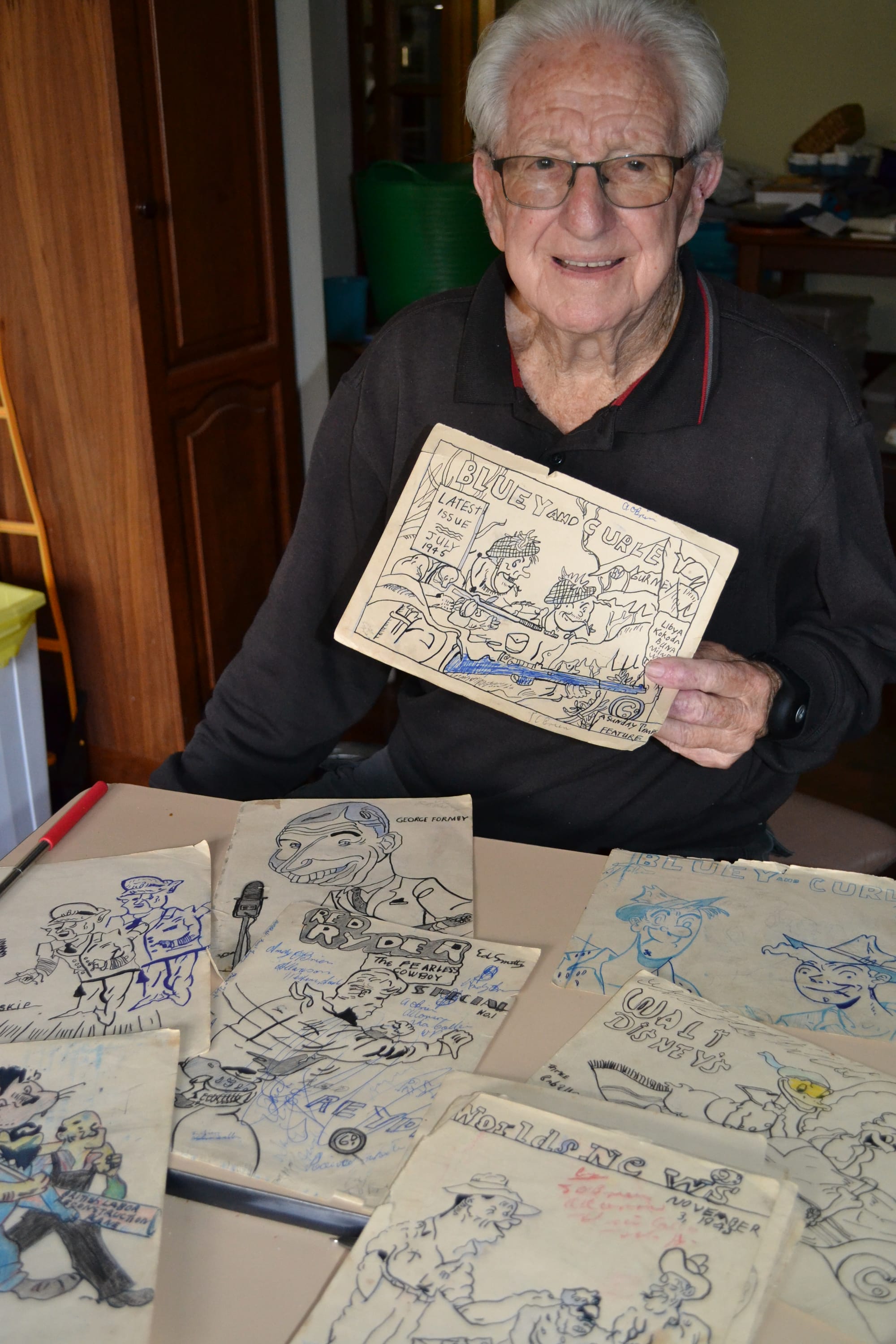 Cartoons evoke memories