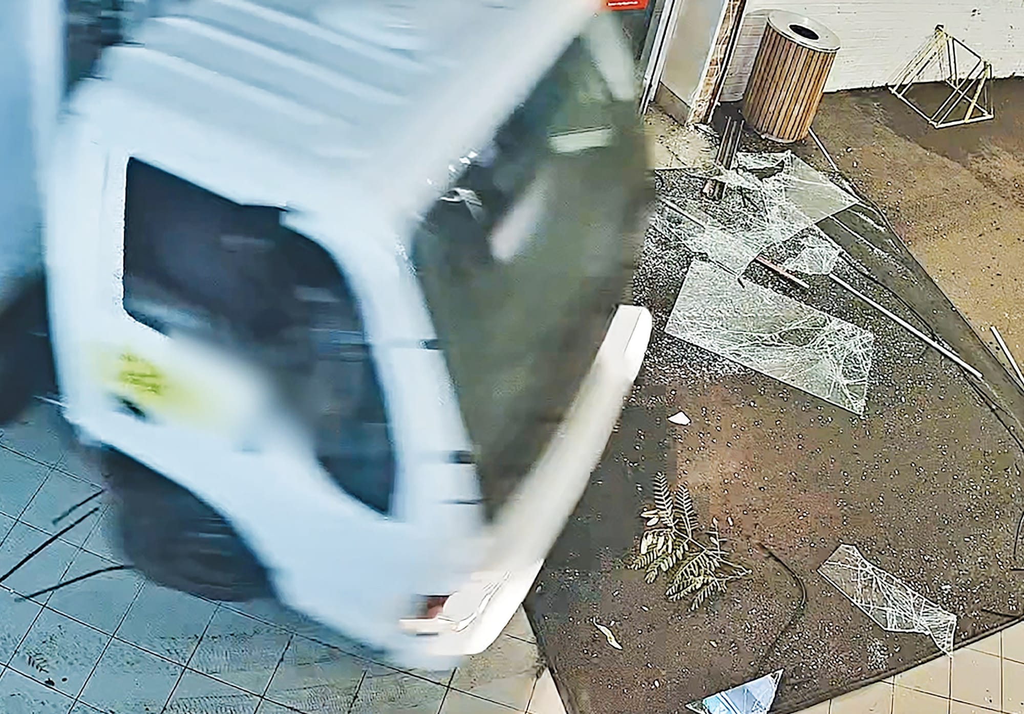 Police investigating failed ATM ram raid