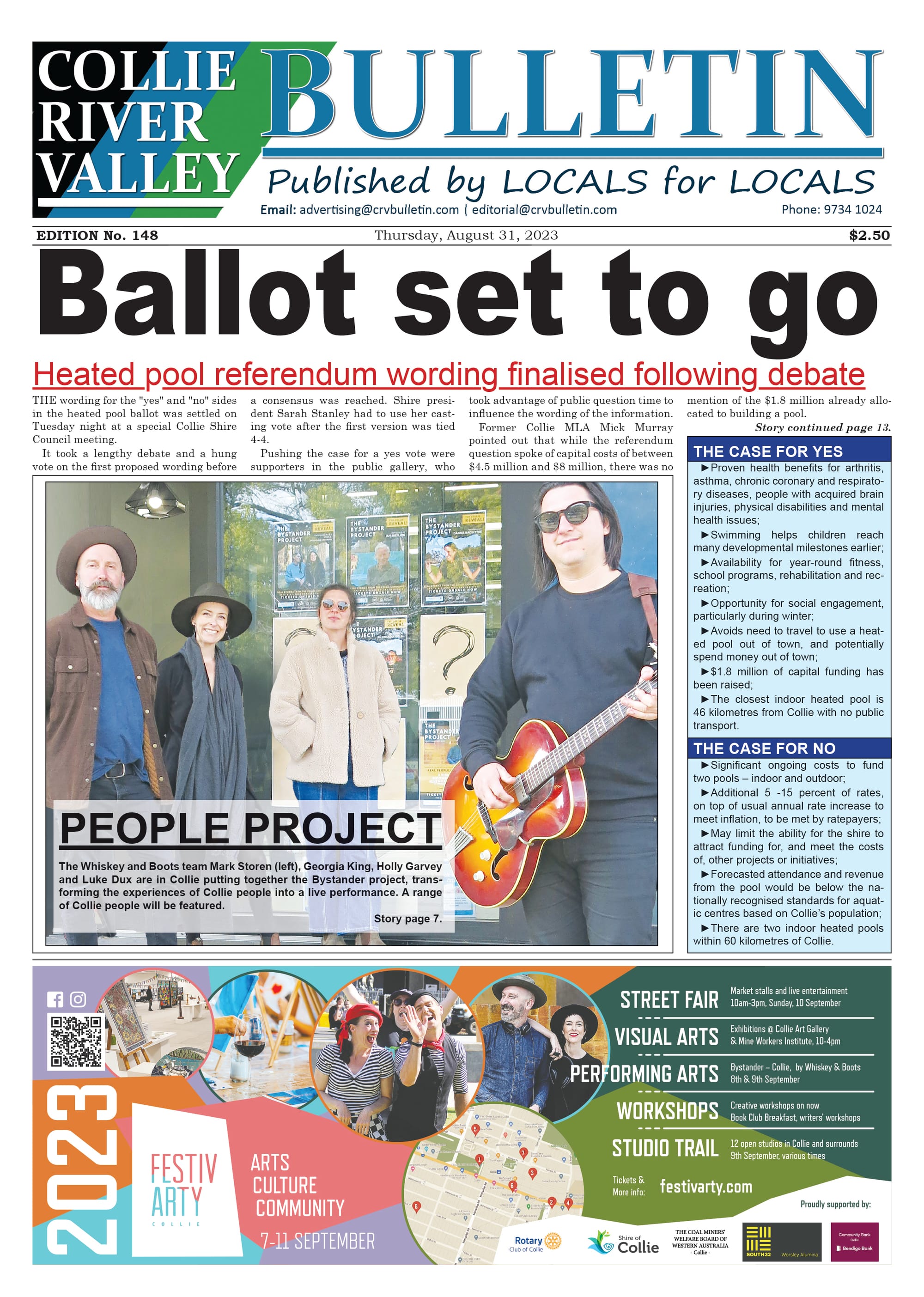 Collie River Valley Bulletin, August 31, 2023