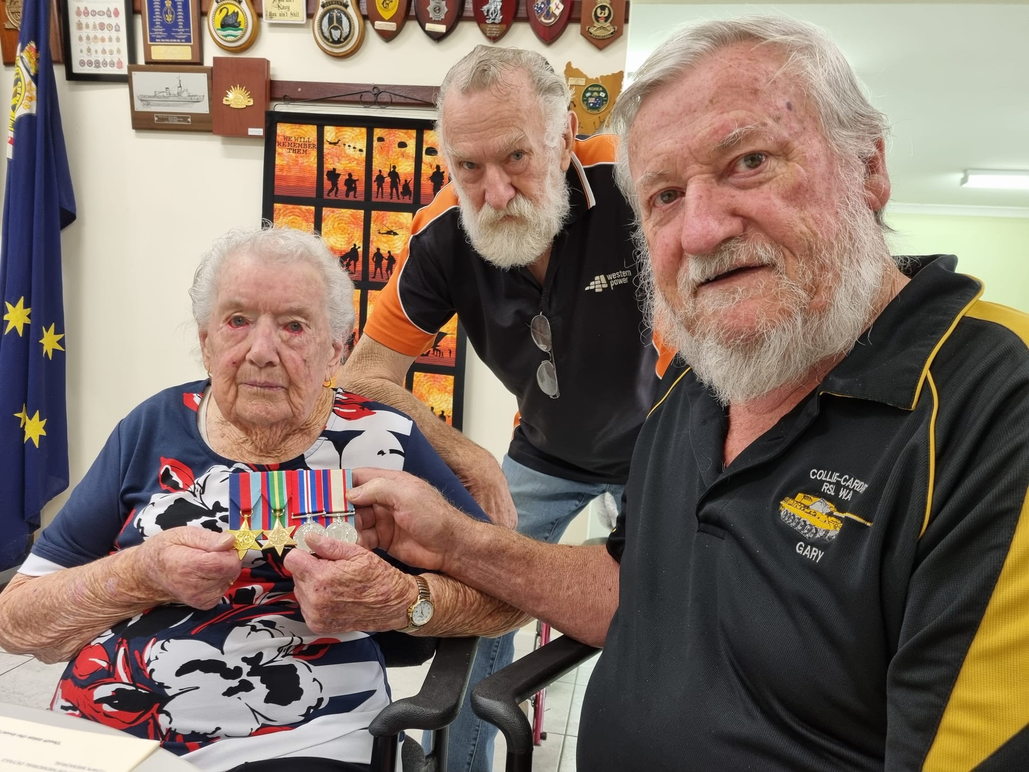 Medals arrive for Anzac Day