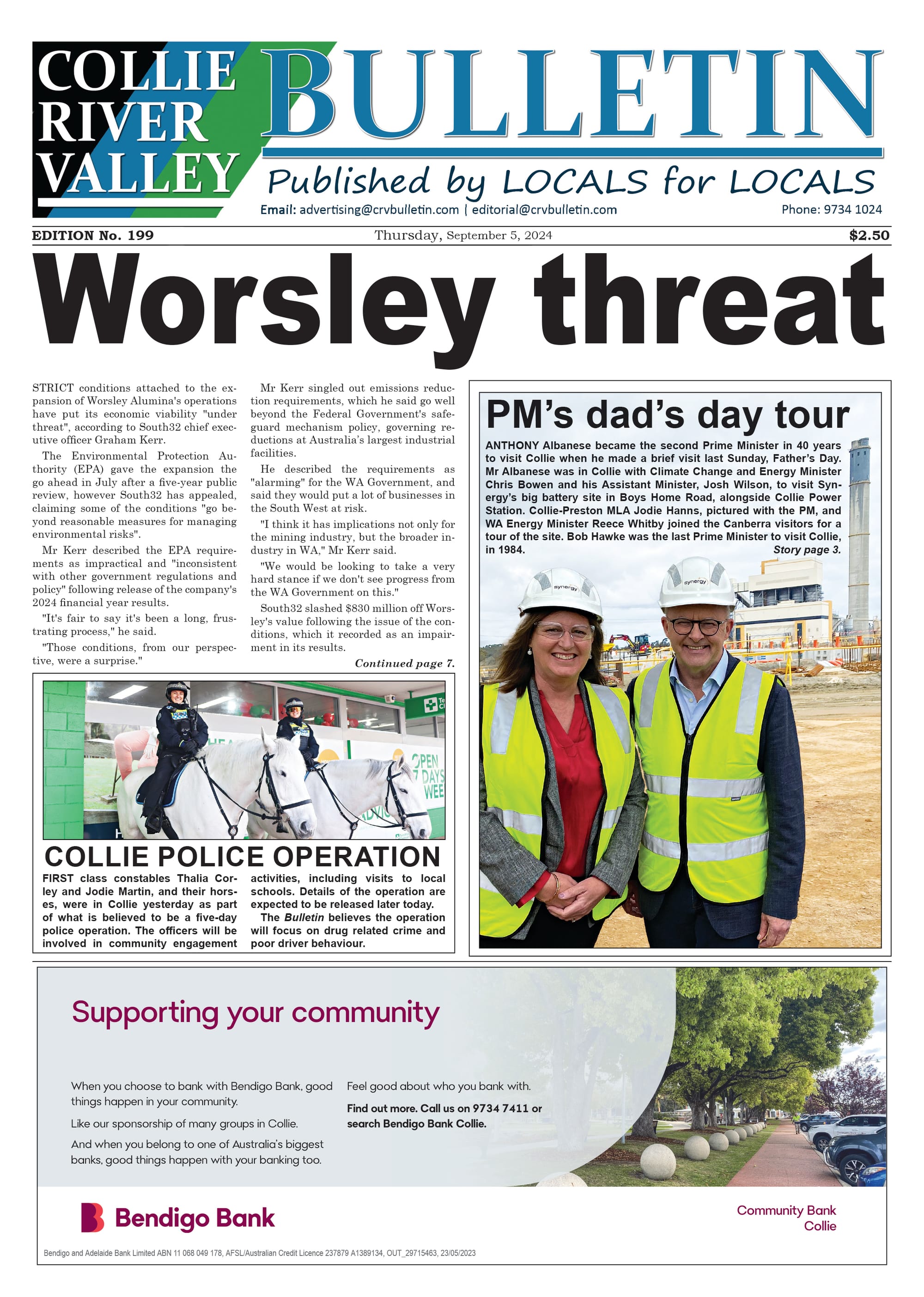 Collie River Valley Bulletin September 5, 2024