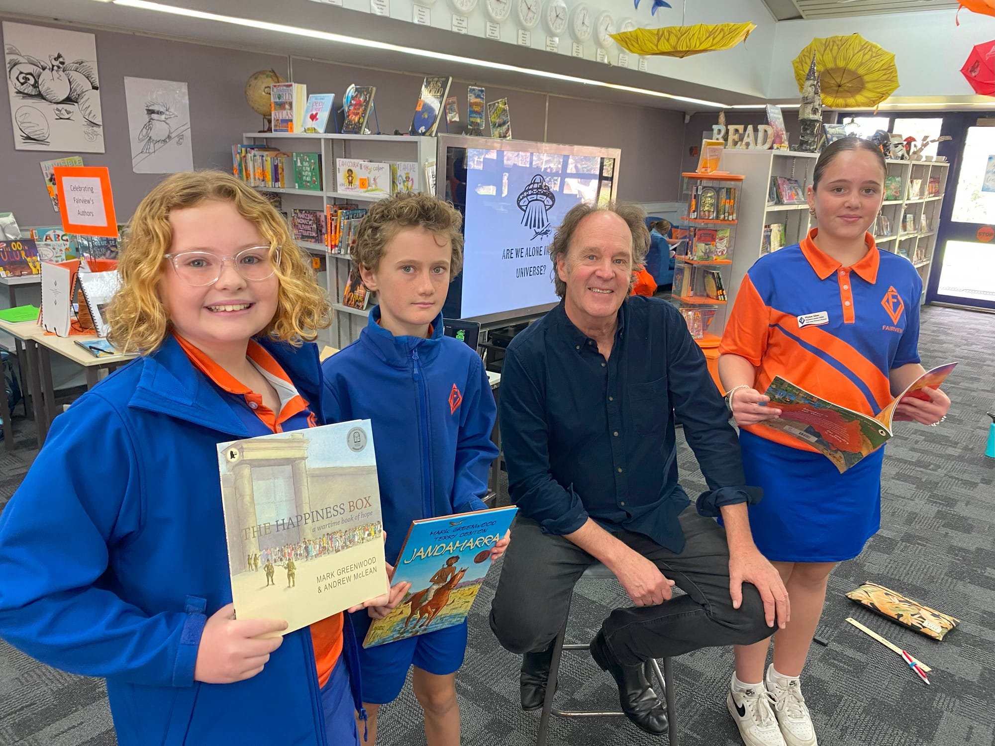 Engaging author’s workshop at Fairview