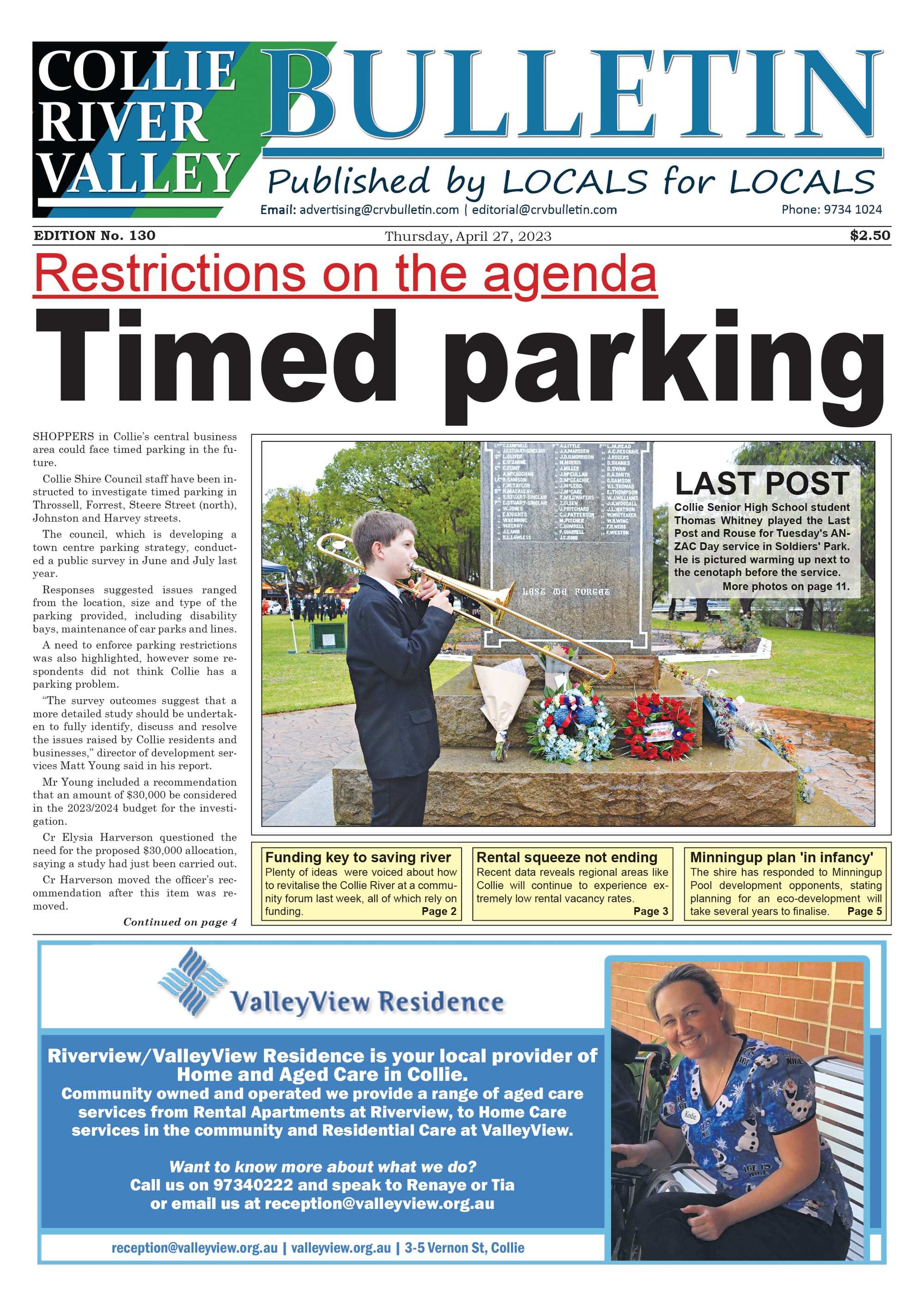 Collie River Valley Bulletin, April 27, 2023