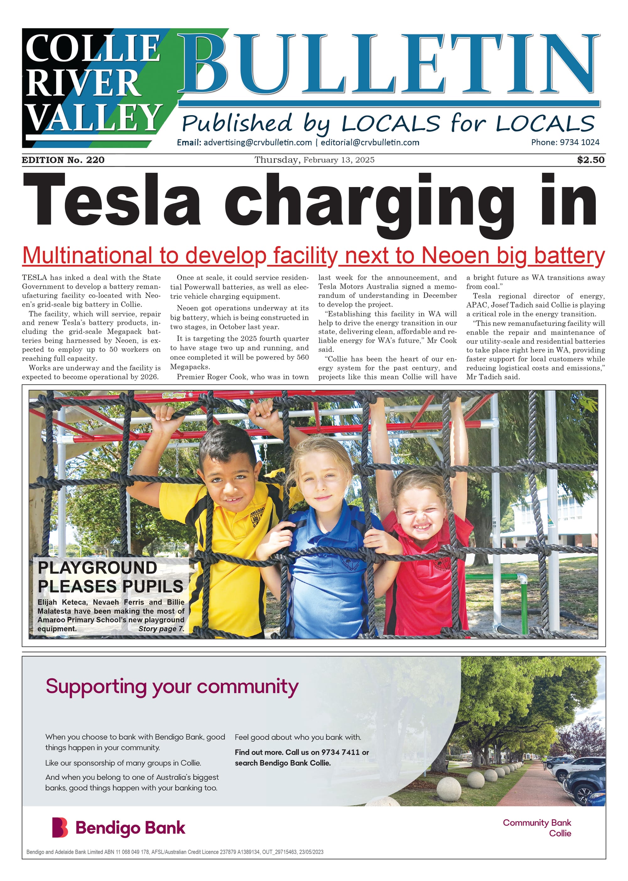 Collie River Valley Bulletin, February 13, 2025