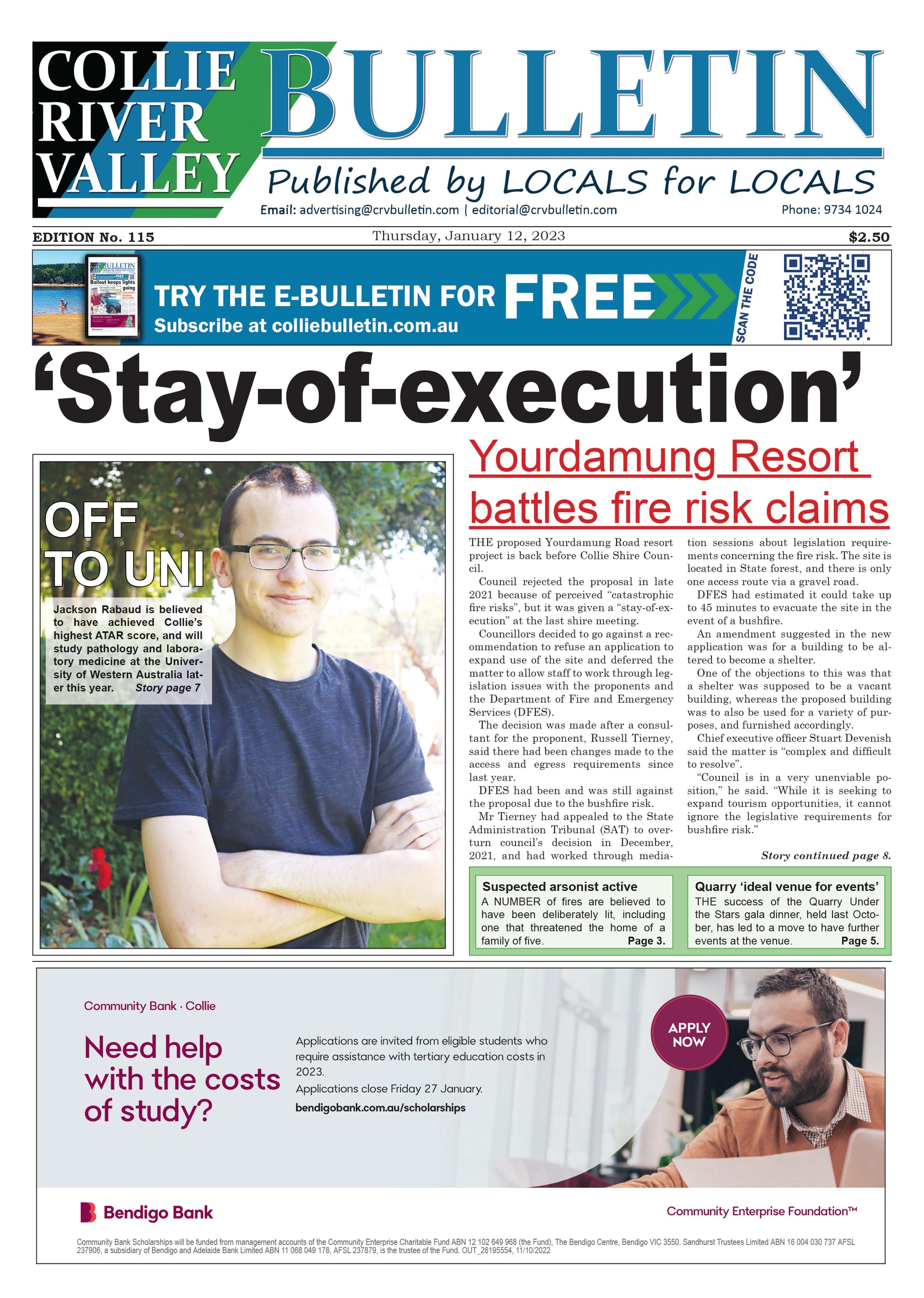 Collie River Valley Bulletin, January 12, 2023