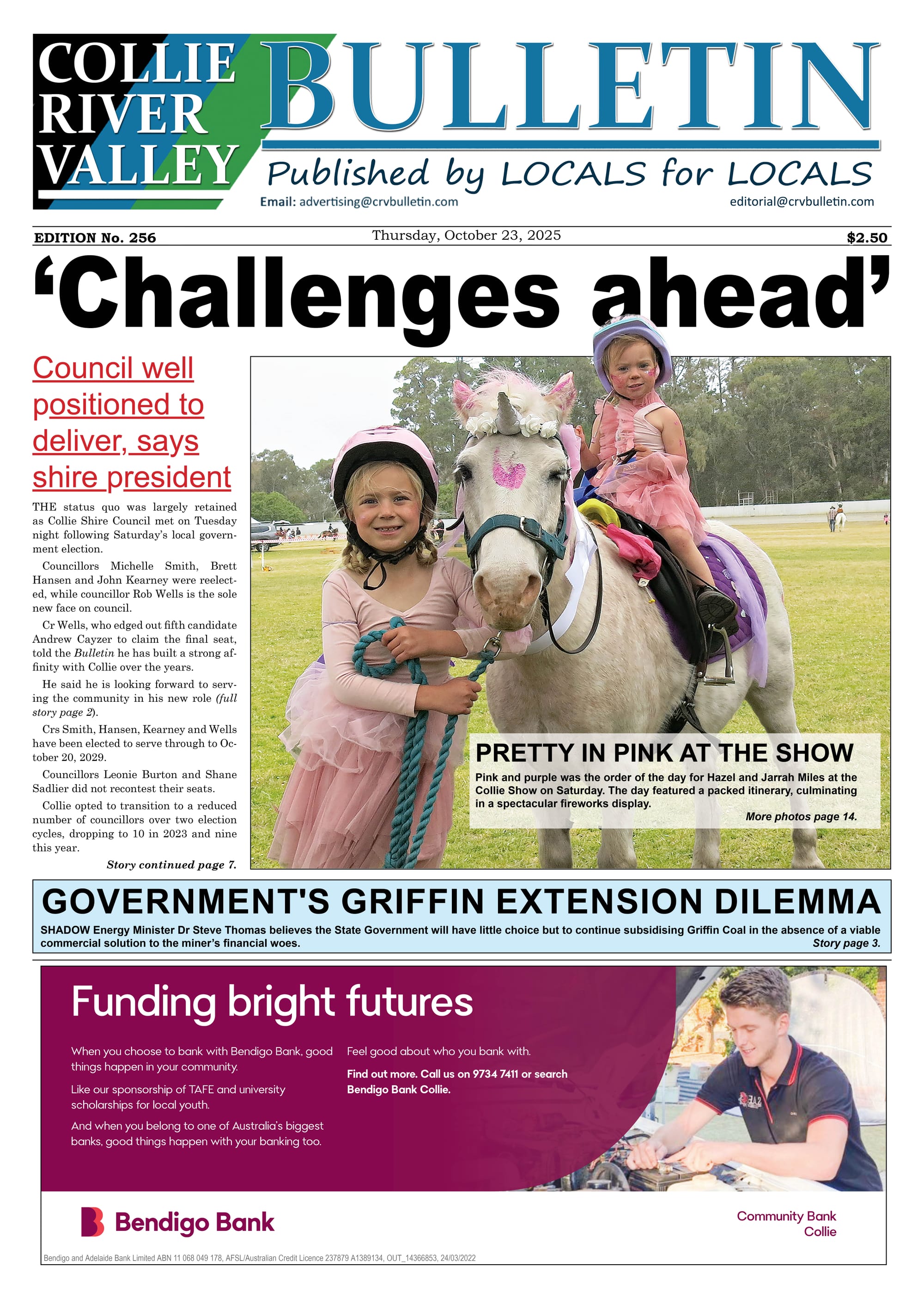 Collie River Valley Bulletin, October 23, 2025