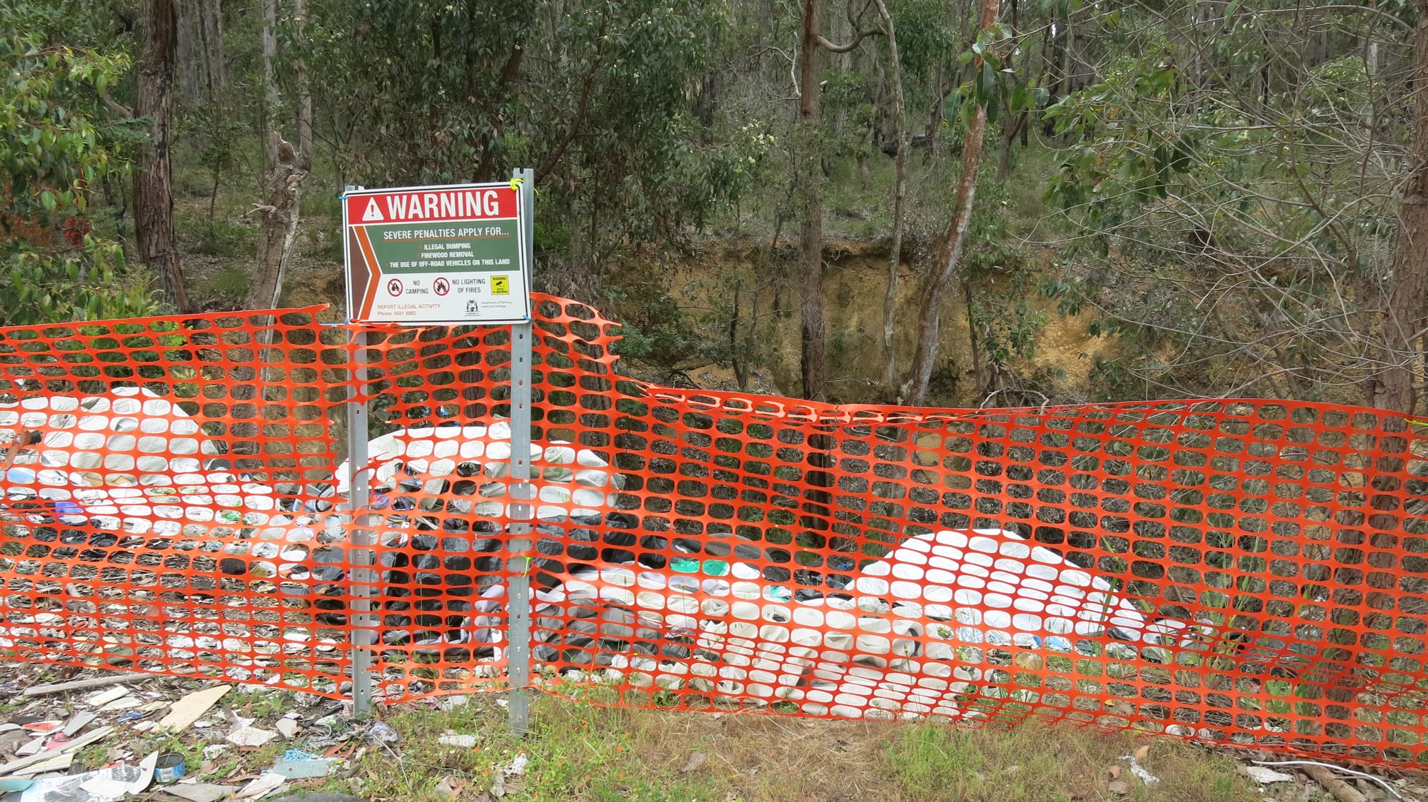 Eyes on Minni tyre dump