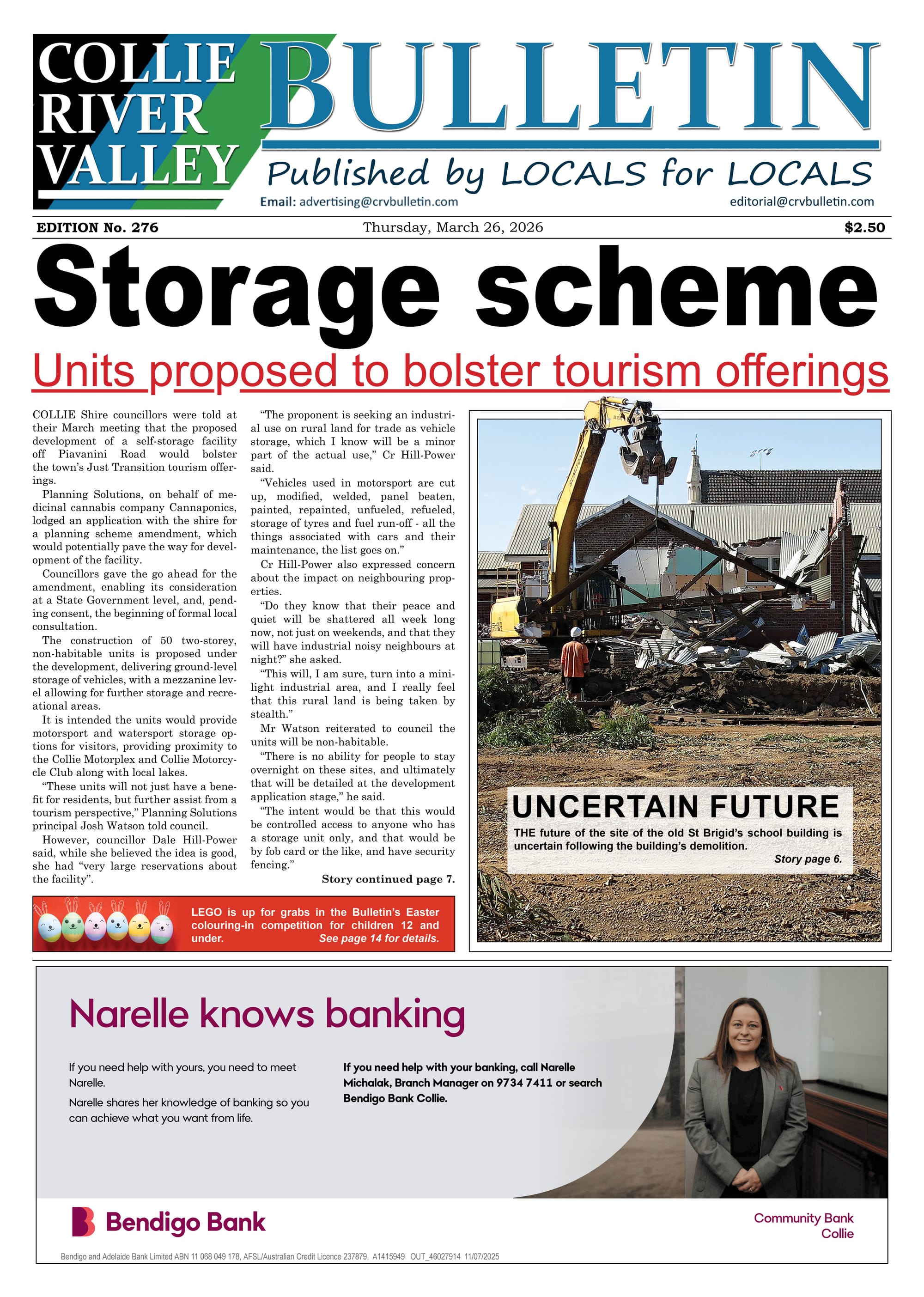 Collie River Valley Bulletin, March 26, 2026  post
                                image