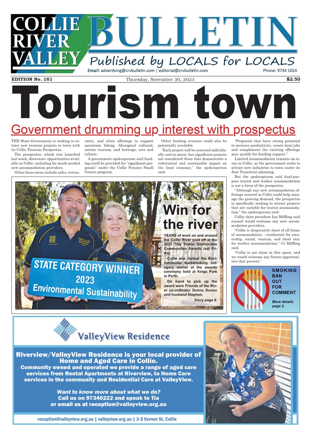 Collie River Valley Bulletin, November 30, 2023 post image
