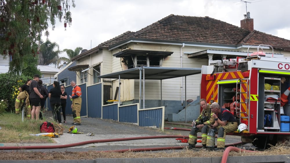 Fire crews battle Wallsend house fire post image