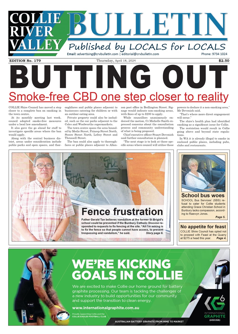 Collie River Valley Bulletin, April 18, 2024 post image