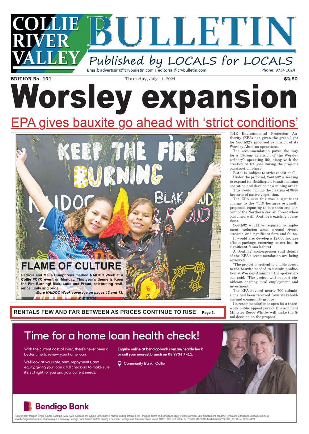 Collie River Valley Bulletin, July 11, 2024 post image