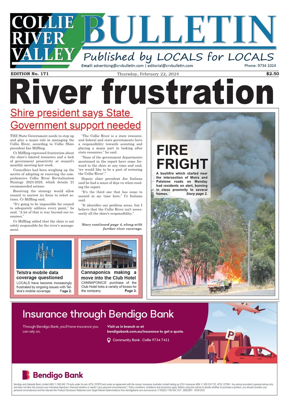 Collie River Valley Bulletin, February 22, 2024 post image