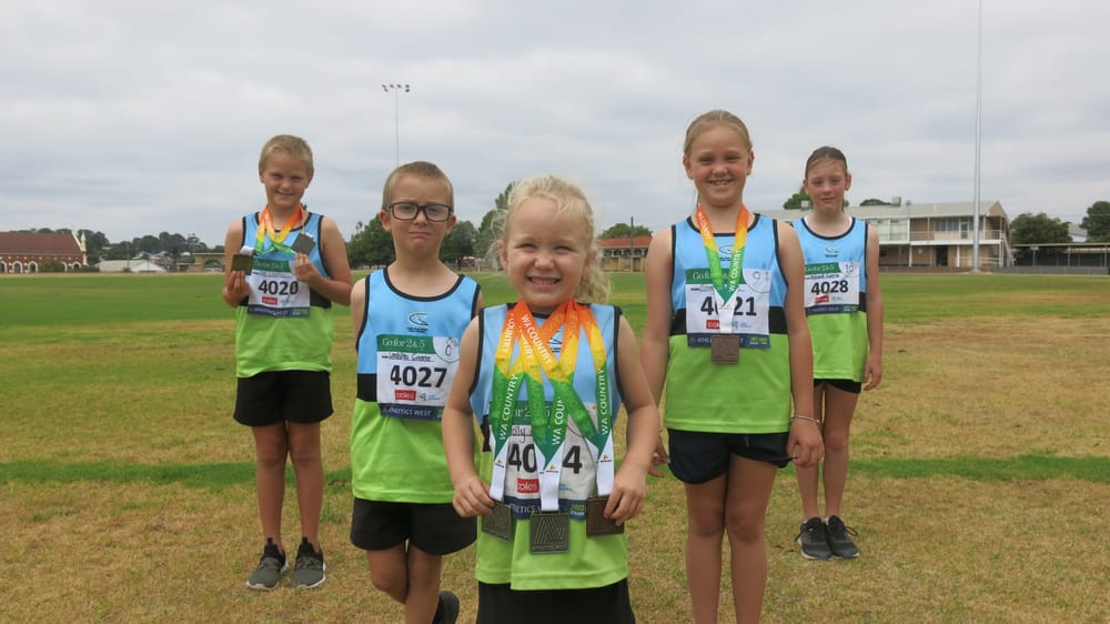 Little Athletics medal haul post image
