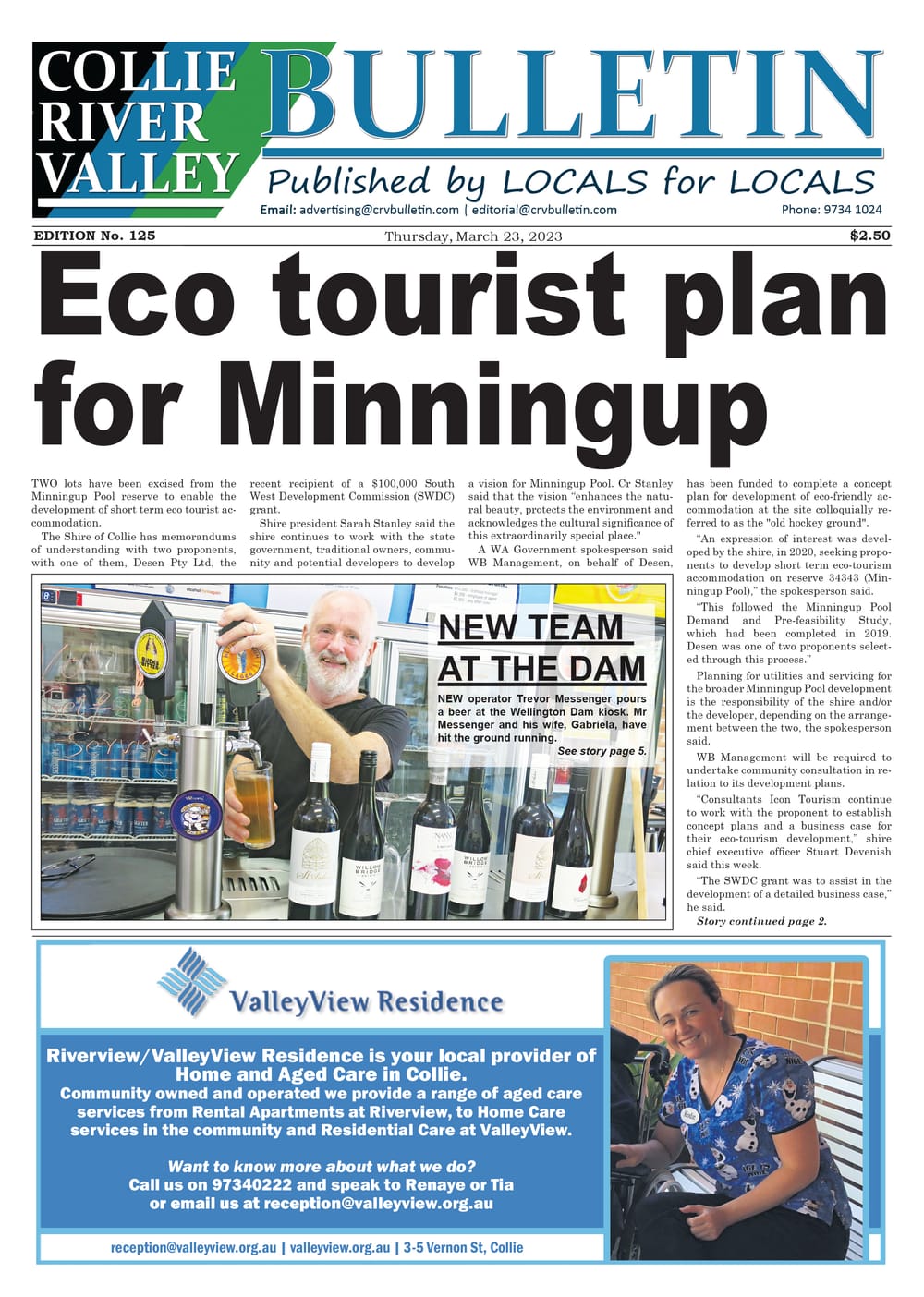 Collie River Valley Bulletin, March 23, 2023 post image