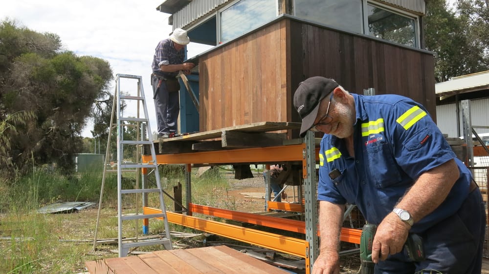 Headway made at hut post image