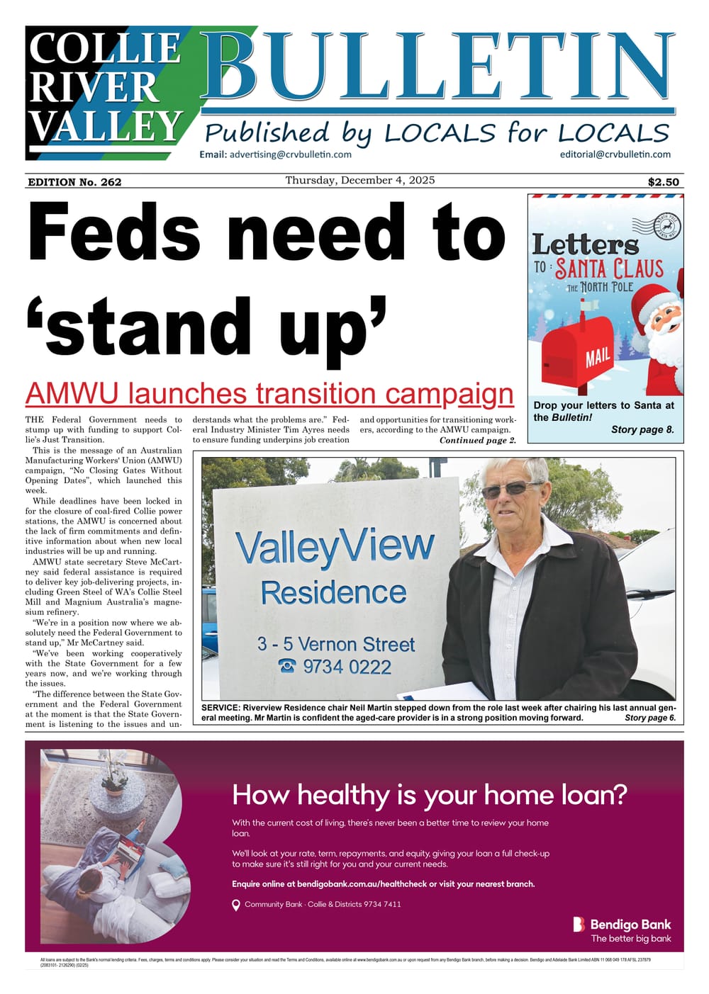 Collie River Valley Bulletin, December 4, 2025 post image