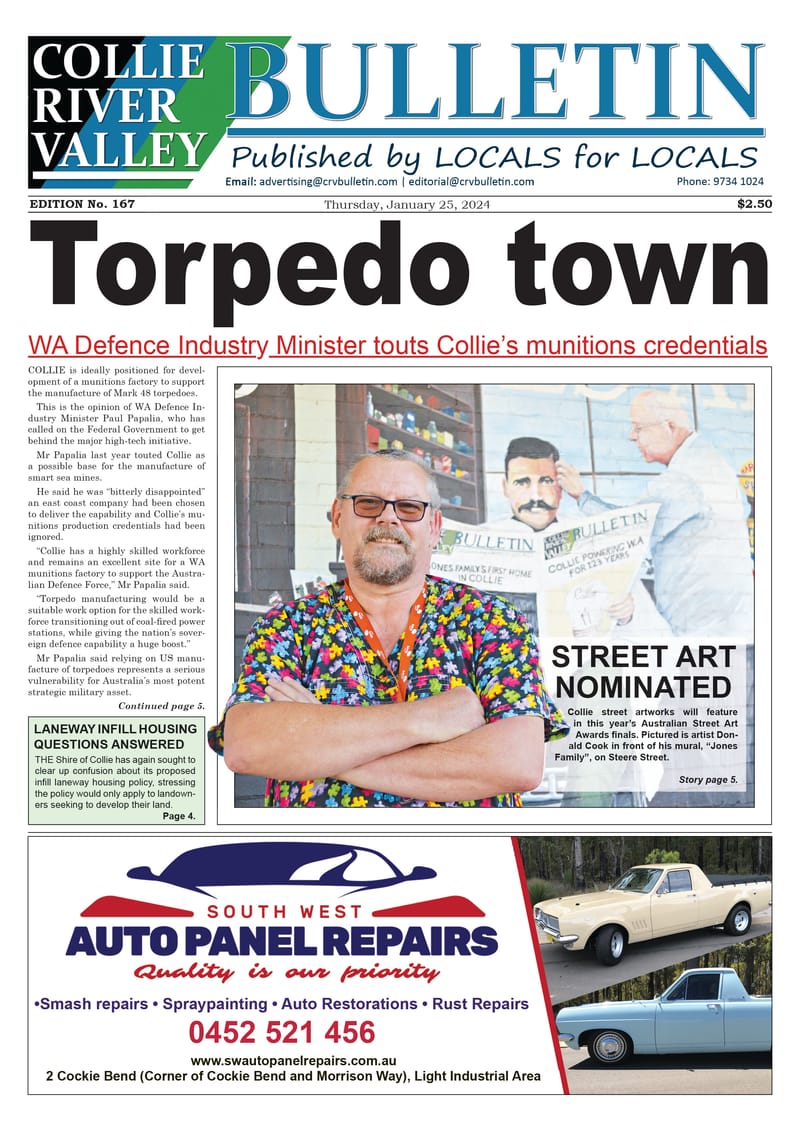 Collie River Valley Bulletin, January 25, 2024 post image