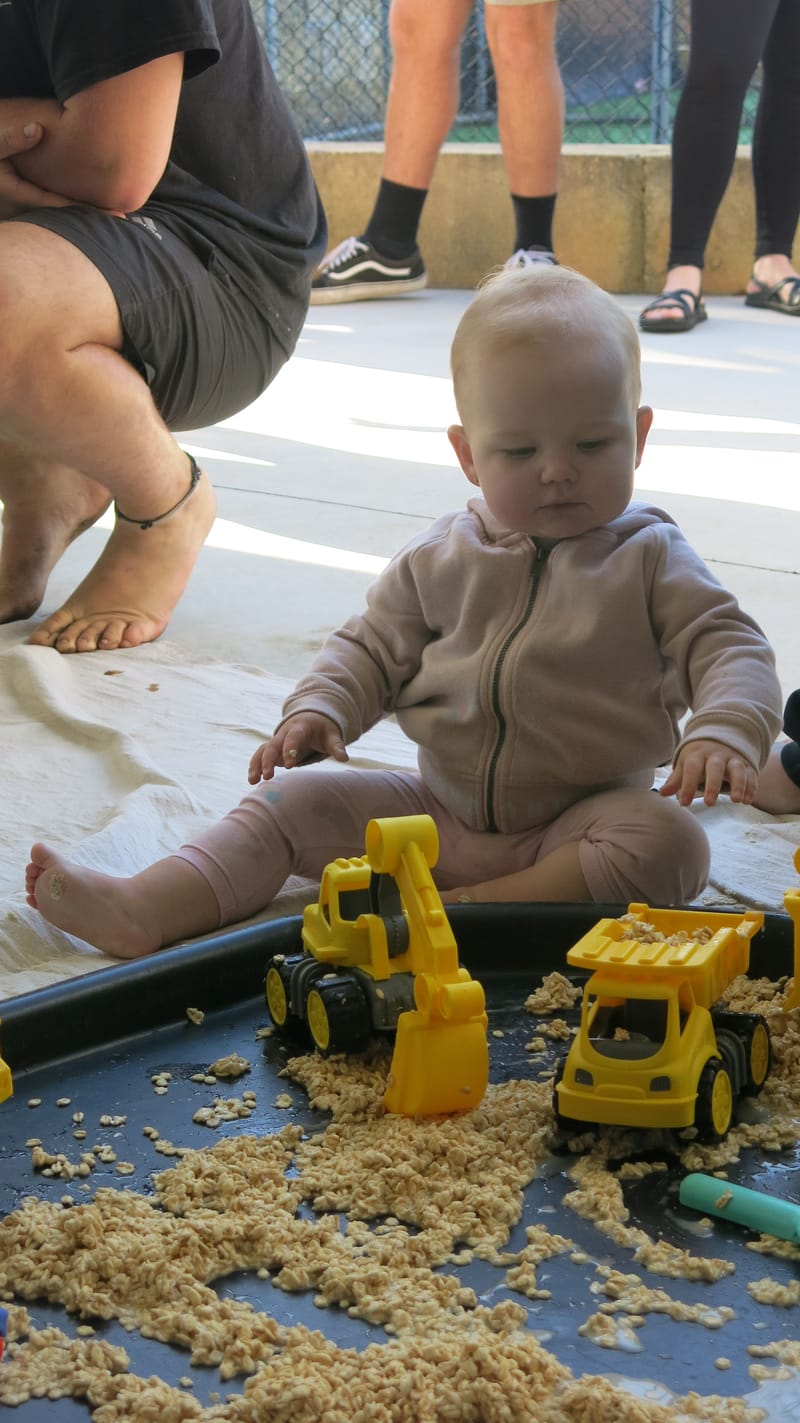 Messy play a hit with kids post image