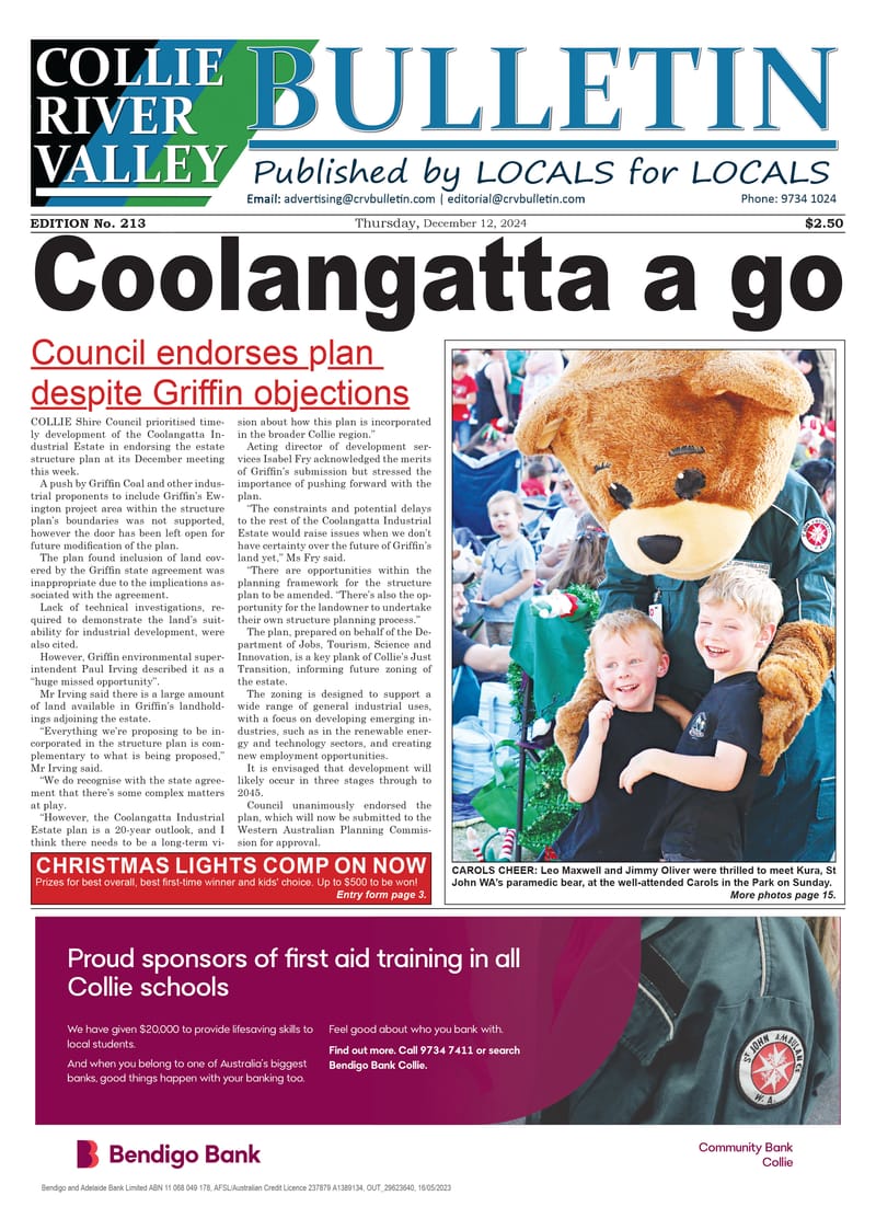 Collie Bulletin, December 12, 2024 post image