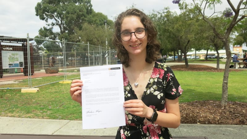 Ebony's scholarship success post image