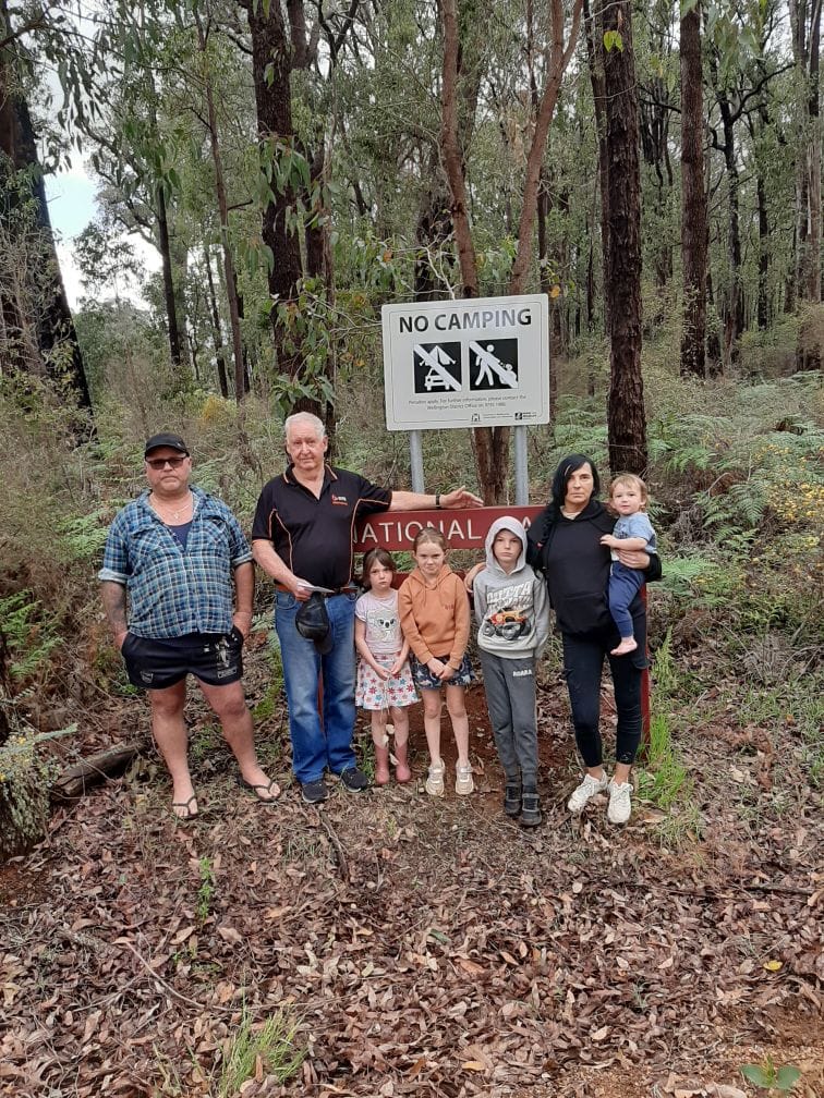 Camping curbed post image