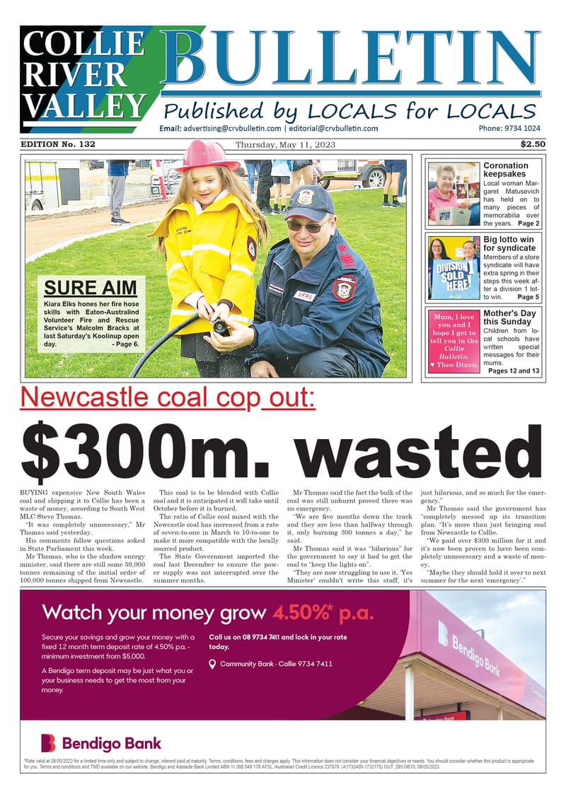 Collie River Valley Bulletin, May 11, 2023 post image