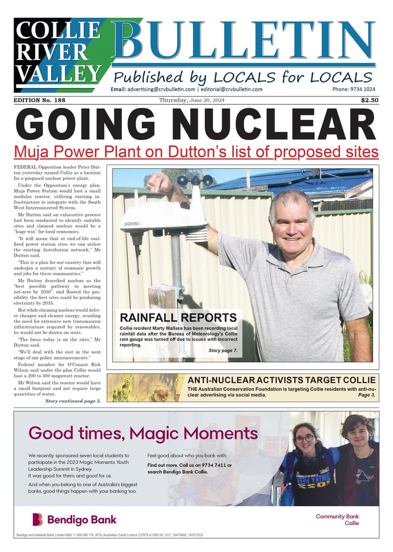 Collie River Valley Bulletin, June 20, 2024 post image