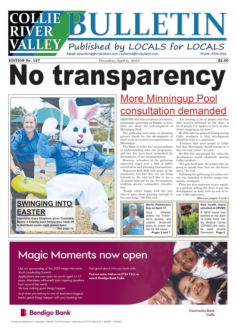 Collie River Valley Bulletin, April 6, 2023 post image