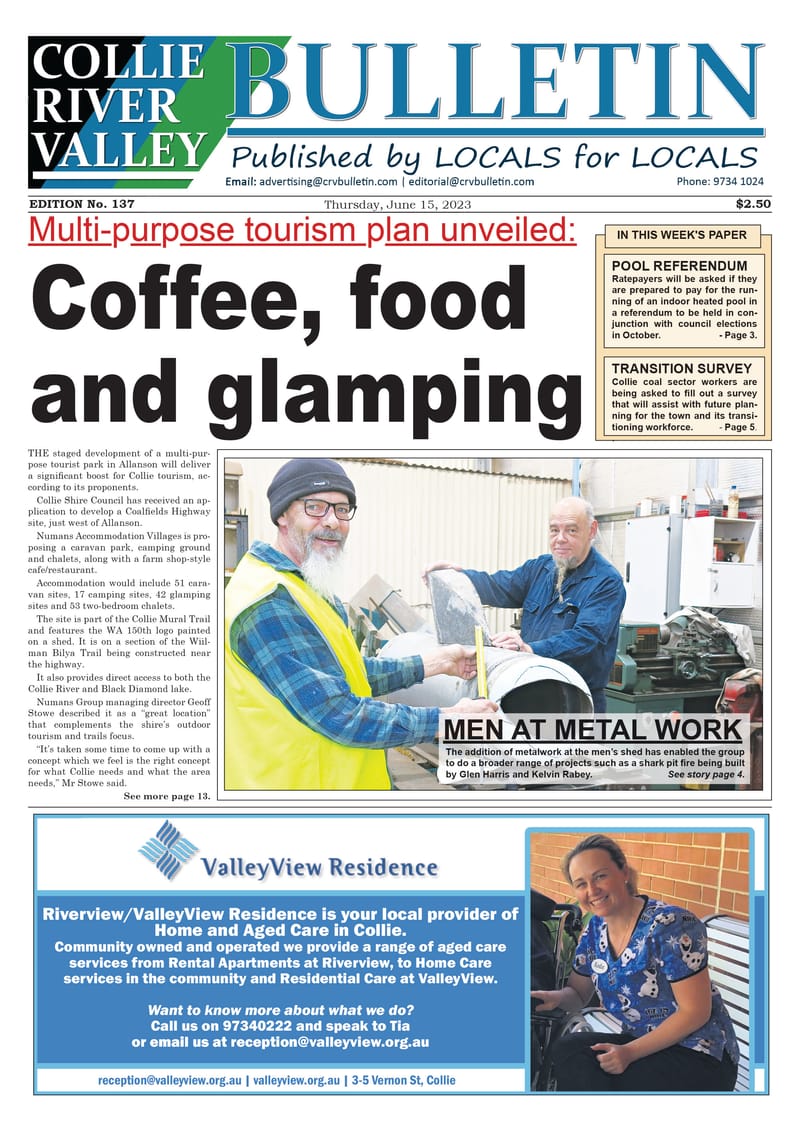 Collie River Valley Bulletin, June 15, 2023 post image