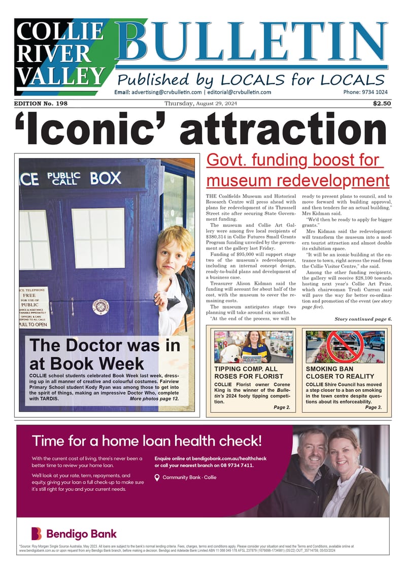 Collie River Valley Bulletin, August 29, 2024 post image