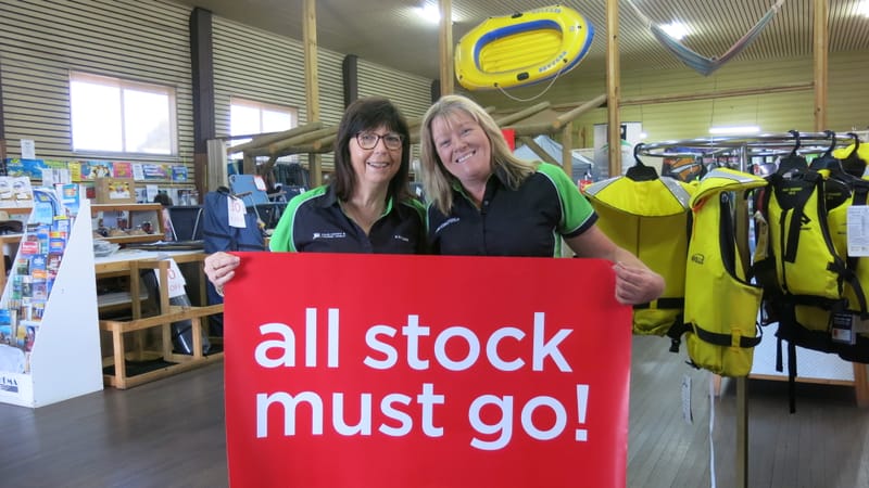 Camping shop closing down post image