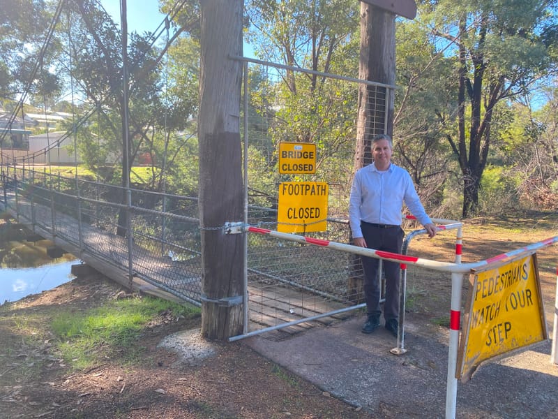 Swinging Bridge decision next week post image