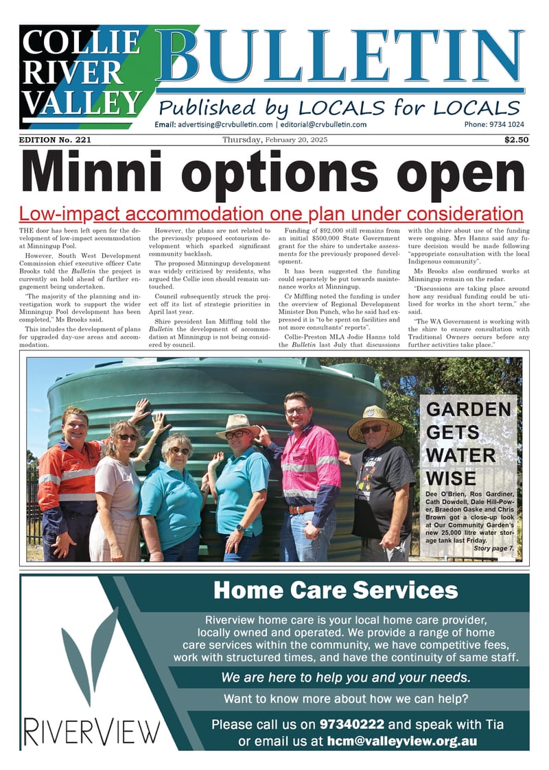 Collie River Valley Bulletin, February 20, 2025 post image