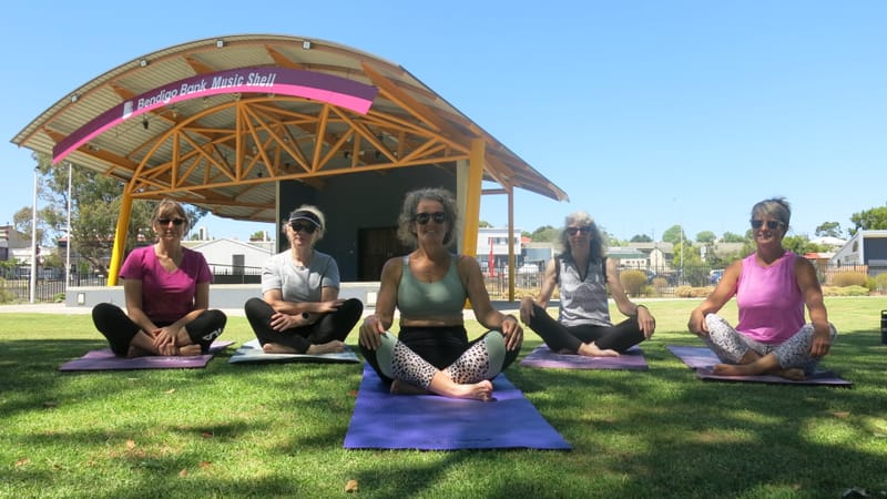 Yoga in a scenic setting post image