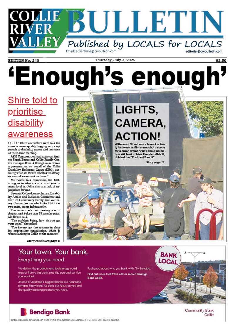 Collie River Valley Bulletin, July 3, 2025 post image