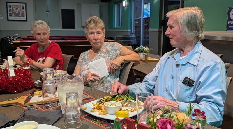 Dancers dine at their local post image