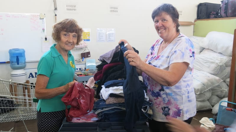 Volunteers on board with op shop post image